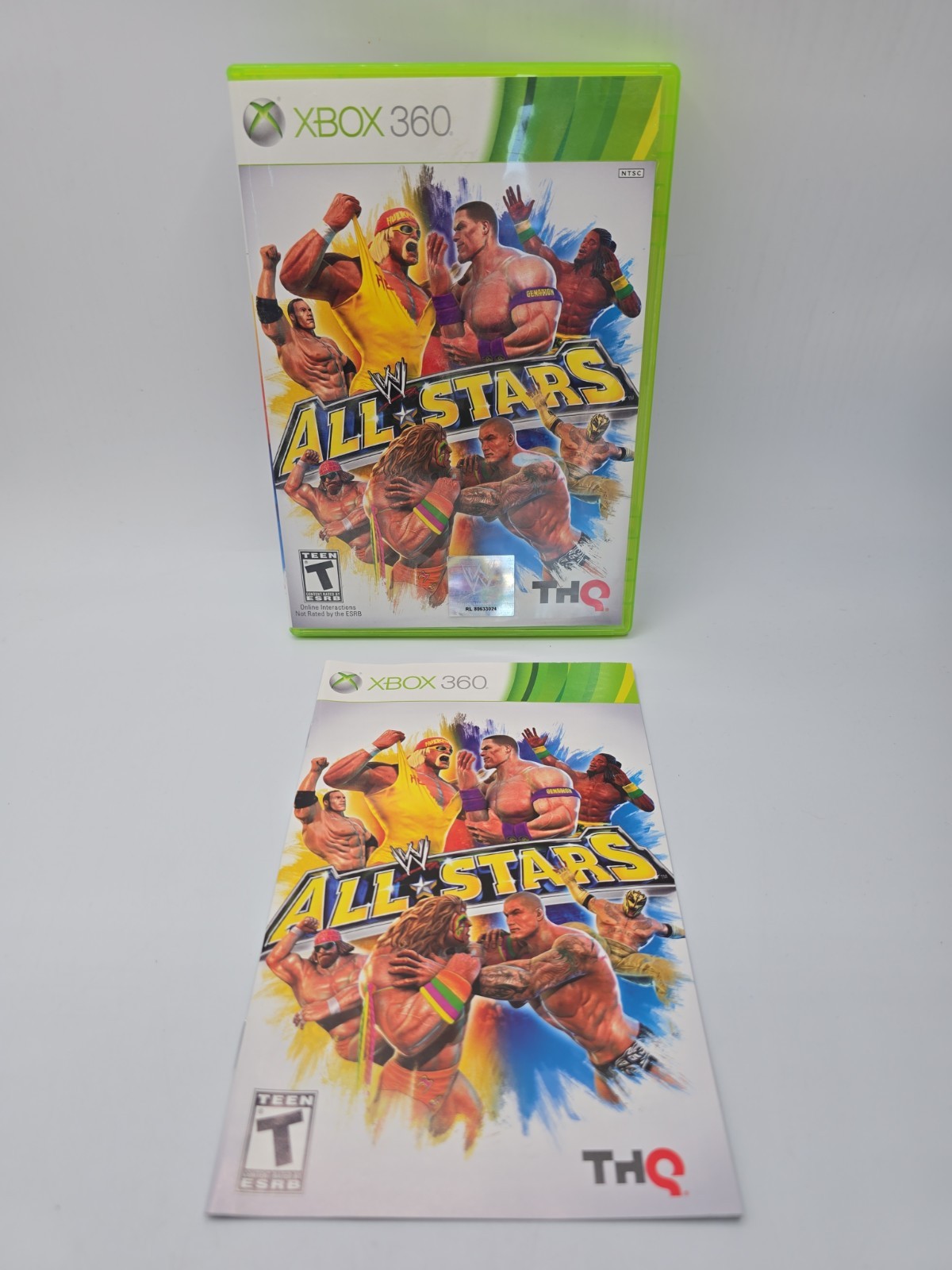 WWE All Stars (Microsoft Xbox 360, 2011) Complete CIB Tested & Working Disk Mint