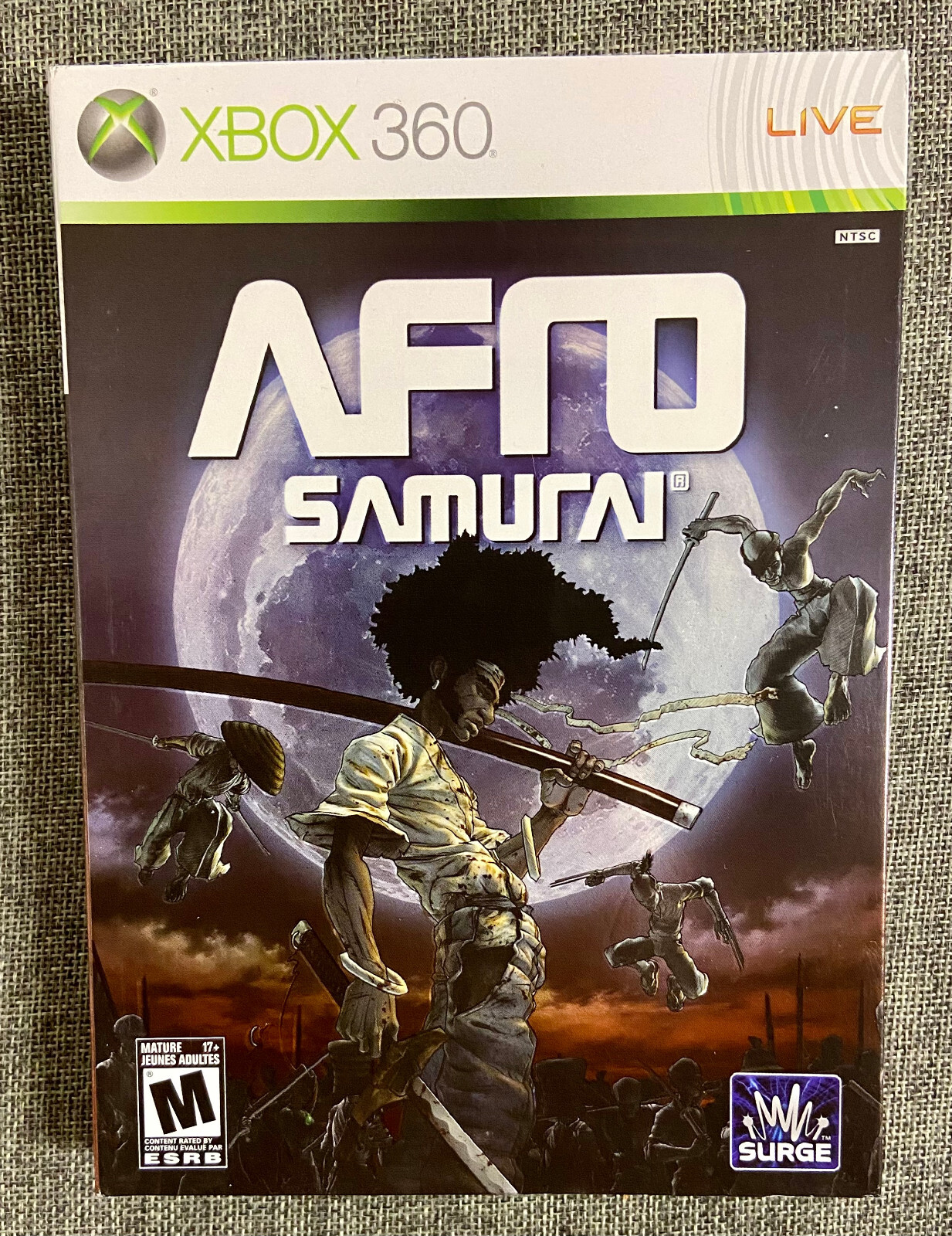 Afro Samurai Microsoft Xbox 360 2009 OOP with Slipcover BRAND NEW FACTORY SEALED