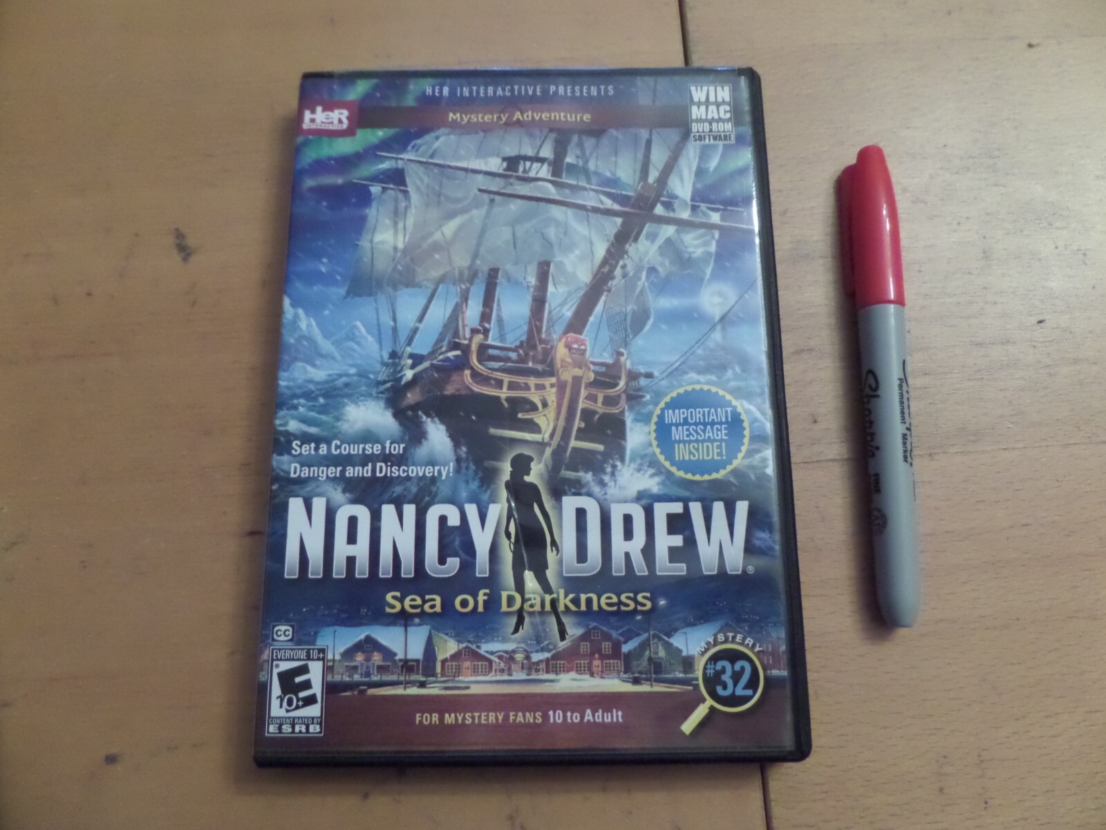 Nancy Drew: Sea of Darkness WIN MAC DVD MYSTERY # 32