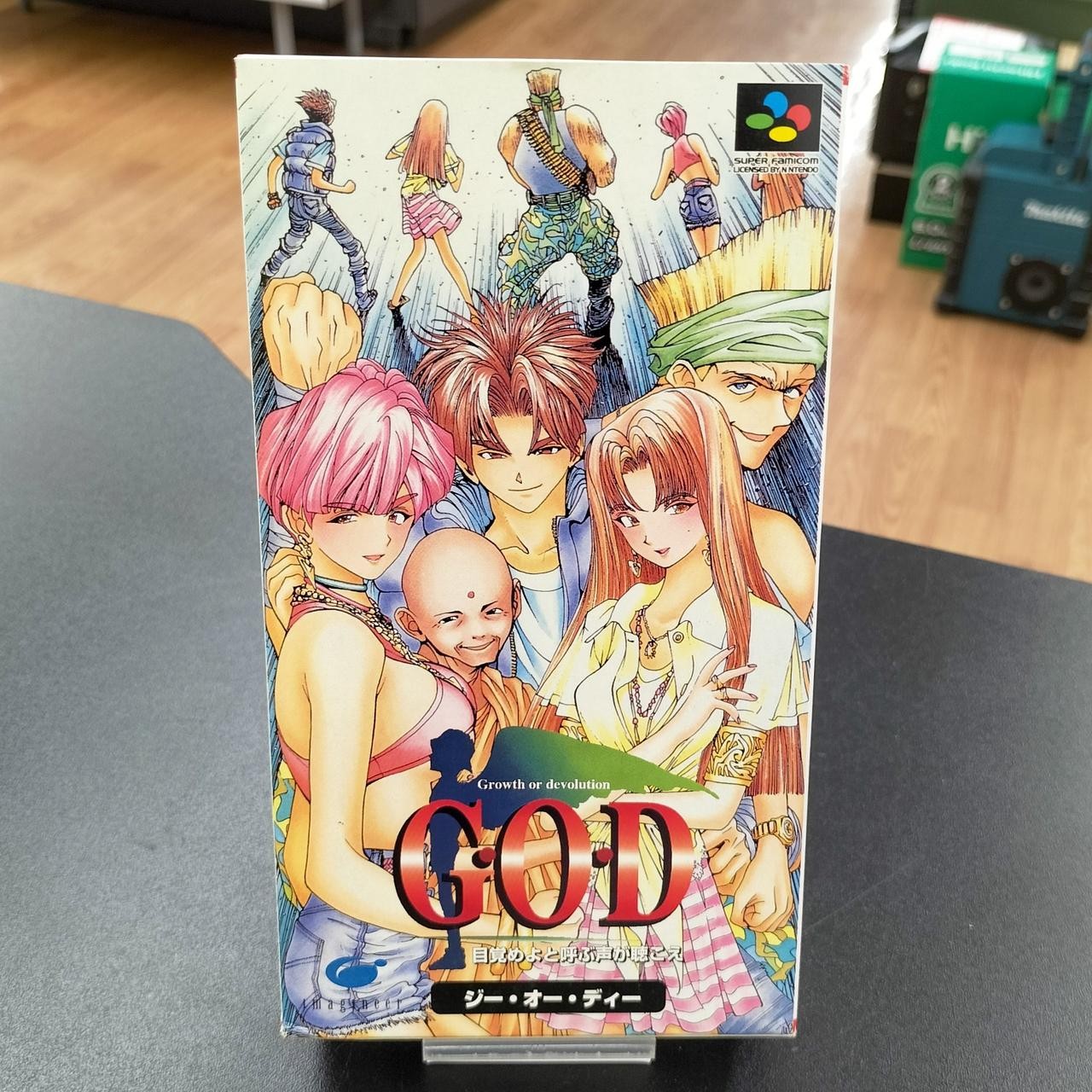 Imagineer G.O.D Super Famicom Game Vintage Used