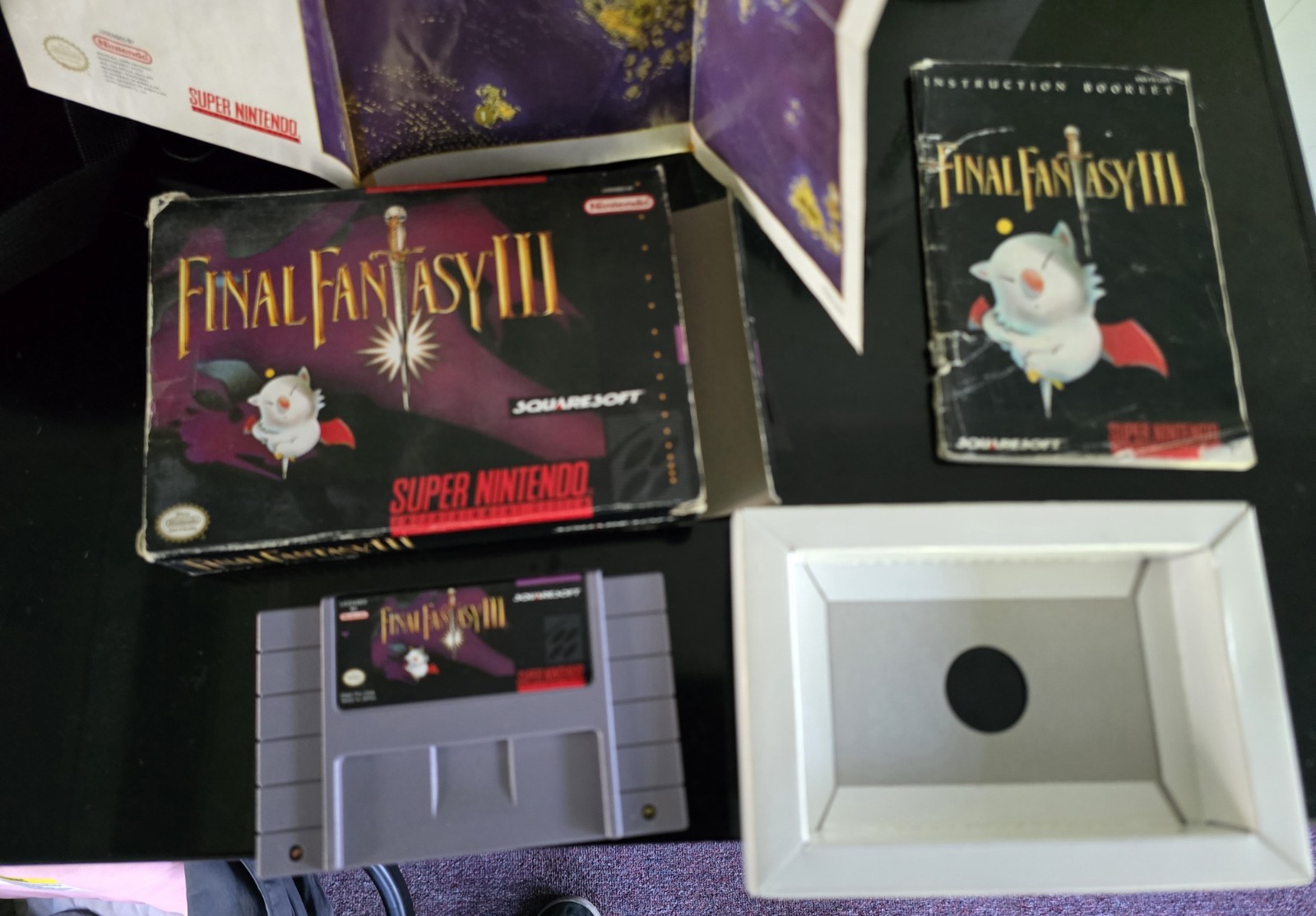 Final Fantasy III 3 (Super Nintendo SNES) Complete in Box CIB