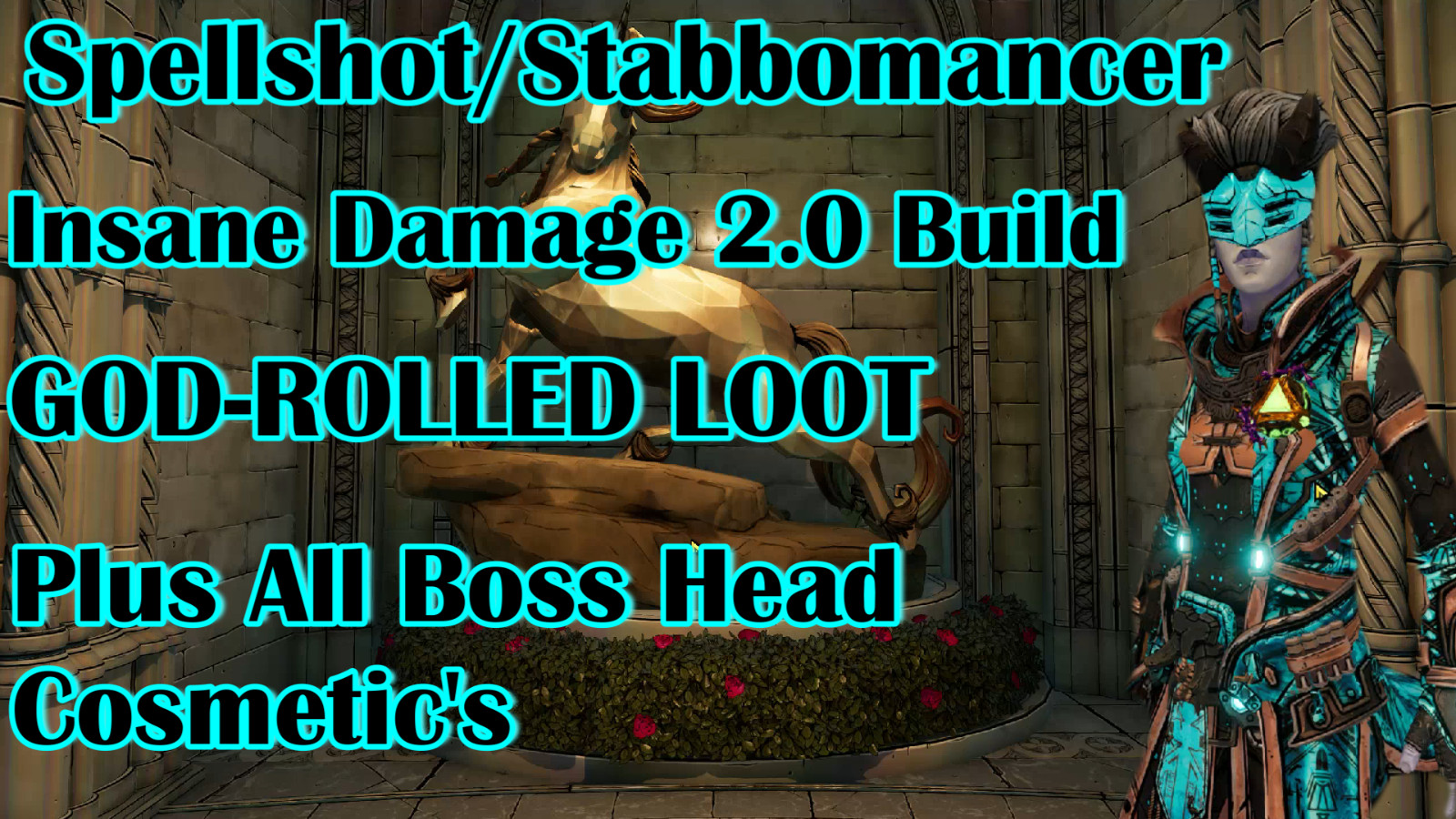 Tiny Tina’s Wonderlands Spellshot/Stabbomancer Insane Damage 2.0 God-Rolled Gear