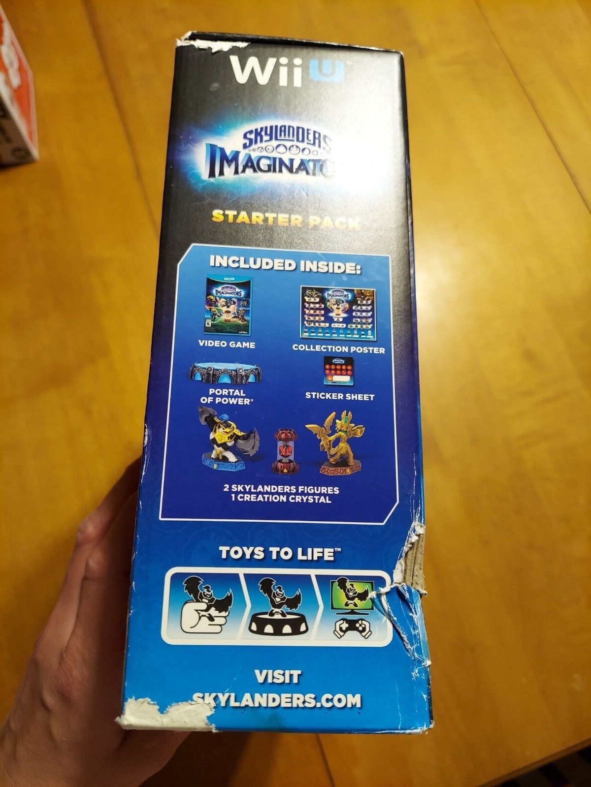 Wii U Skylanders Imaginators Starter Pack Activision BOX DAMAGED READ