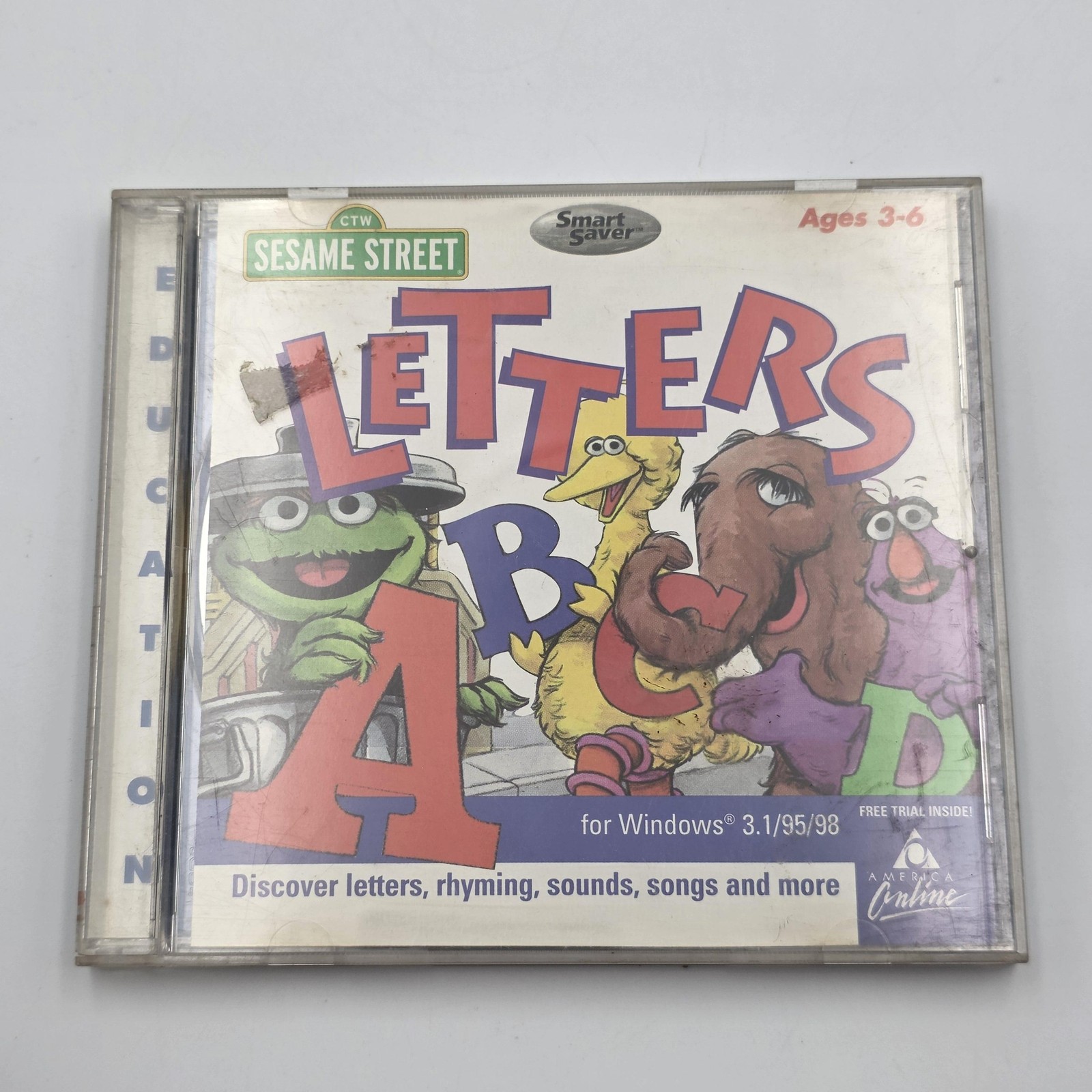 Sesame Street: Letters PC Windows 3.1/95/98 CD-ROM The Learning Company 1998