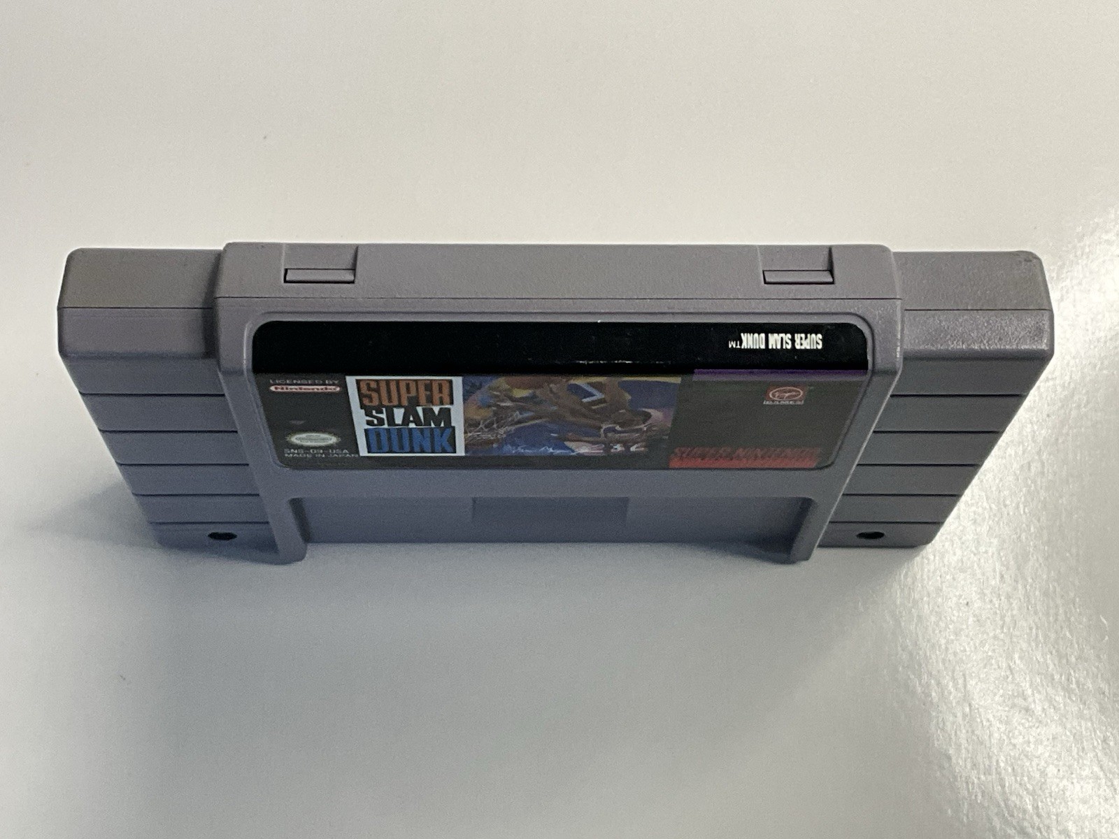 SNES Super Slam Dunk Super Nintendo Cartridge Tested Working