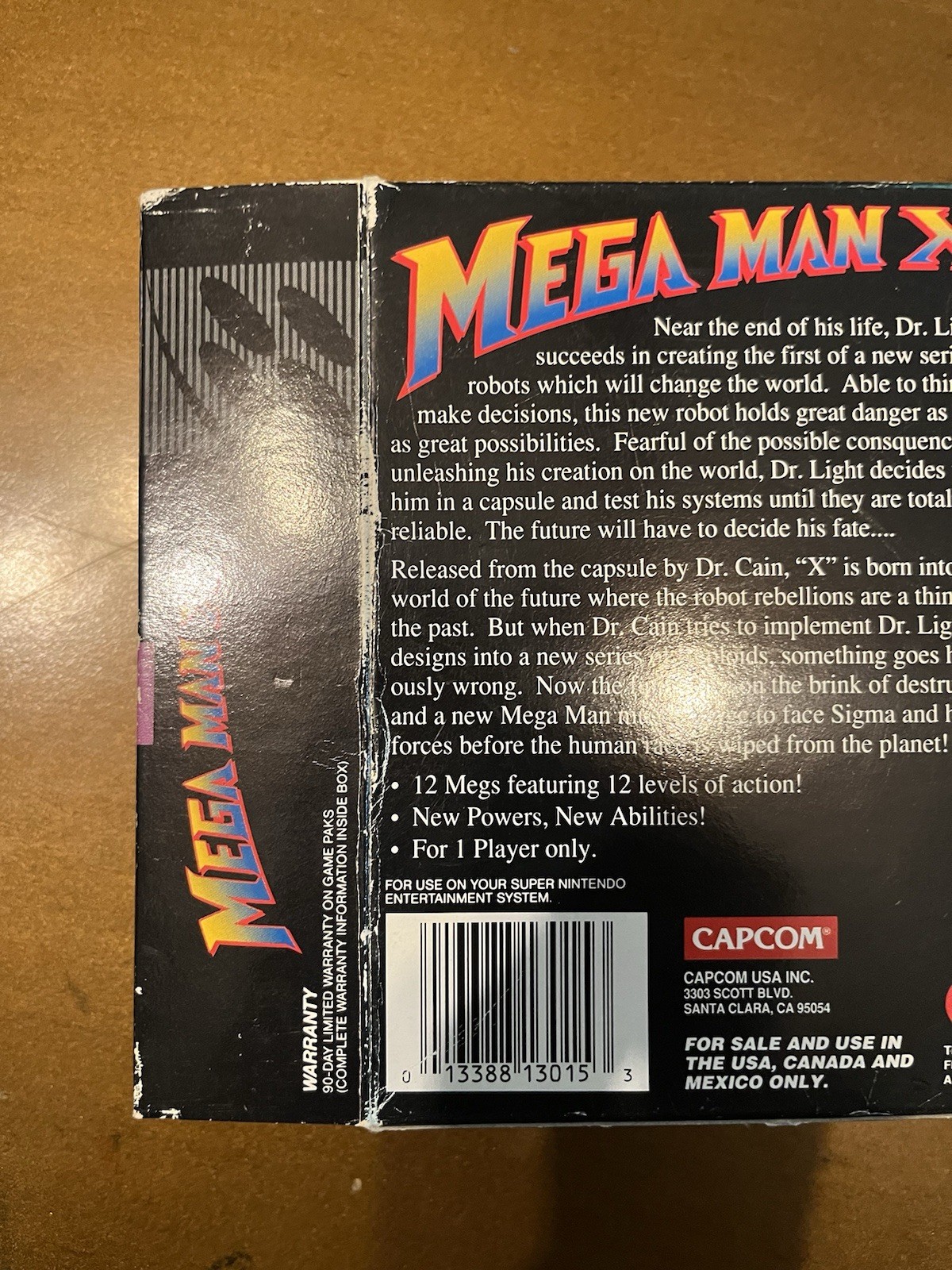 Mega Man X – Nintendo SNES – CIB