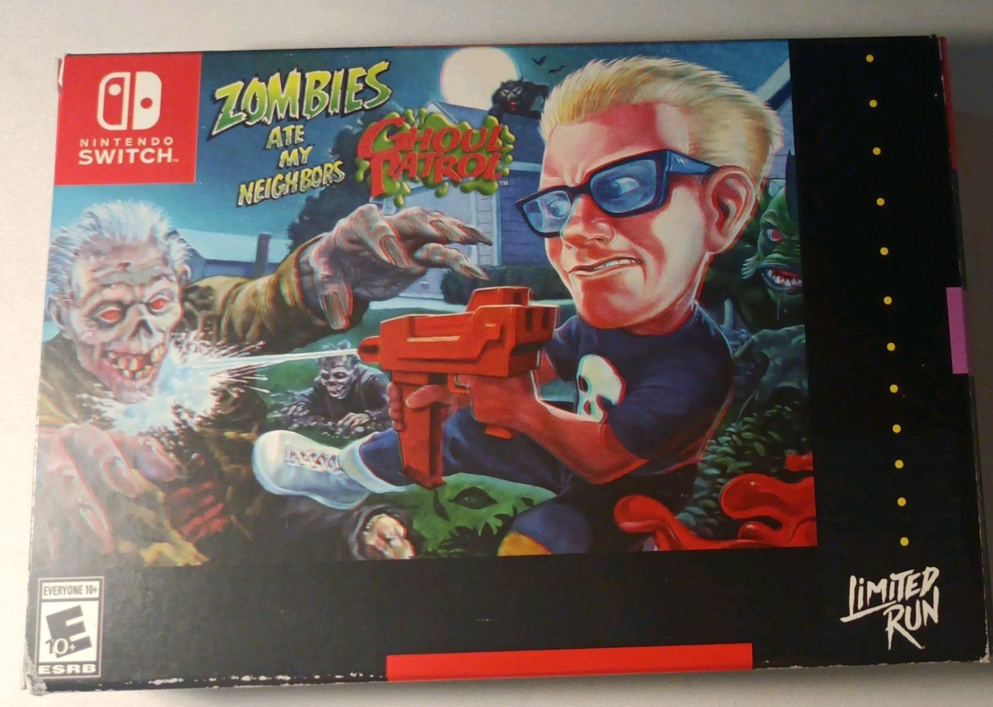 Zombies Ate My Neighbors Ghoul Nintendo Switch Limited Run Games Box Variant