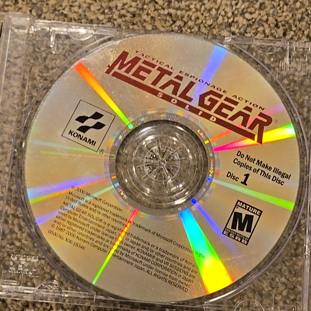 Metal Gear Solid: Tactical Espionage Action (PC CD-ROM) 2-Disc Set Plain Case