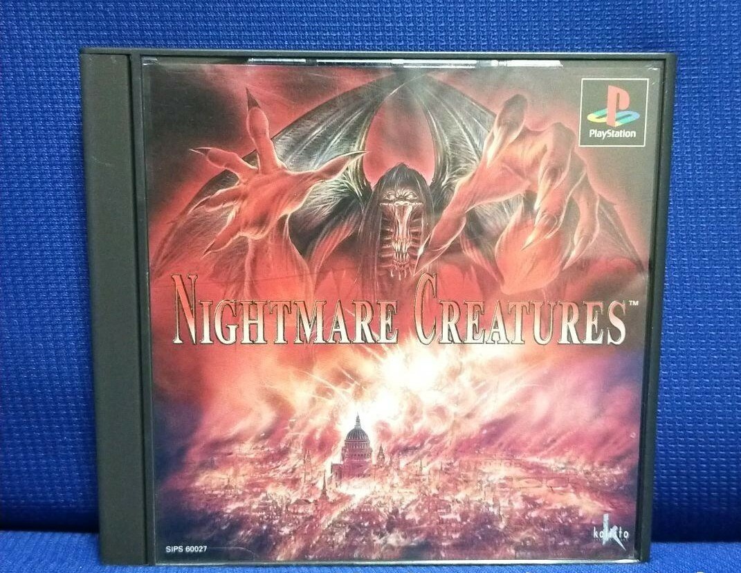 Used Sony 1997 NIGHTMARE CREATURES Sony PlayStation 1 Action Japanese Retro Game