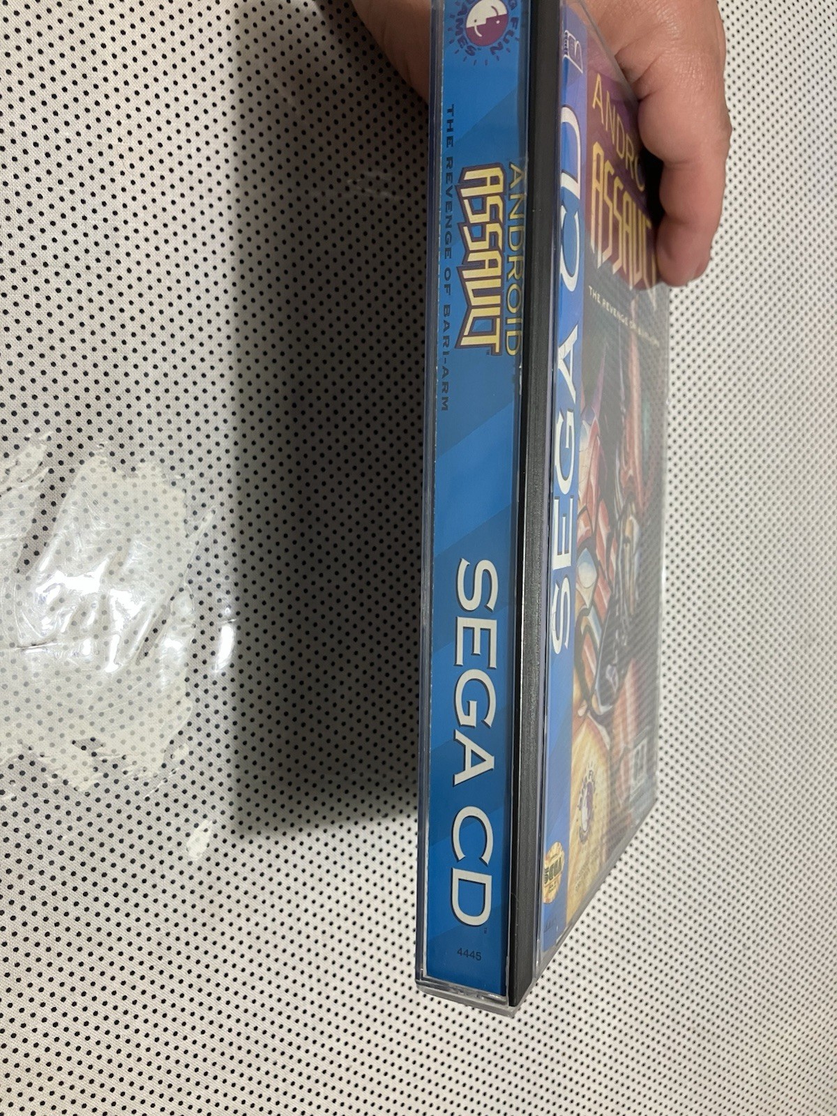 Android Assault CIB Manual W/ Registration Card Complete Sega CD Game Authentic