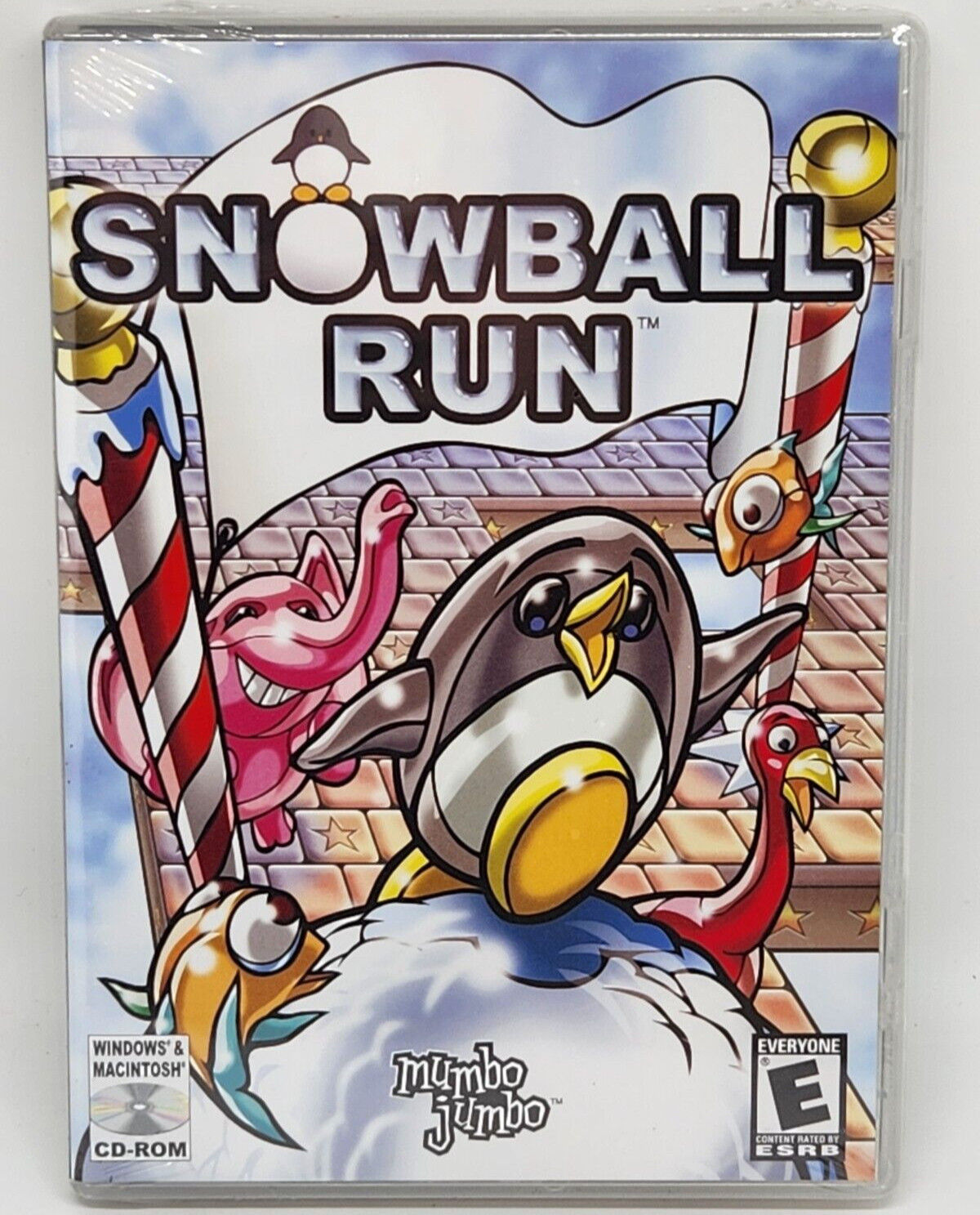 NEW SNOWBALL RUN SEALED SMALL BOX PC MAC OS WINDOWS 98 MACINTOSH APPLE CD-ROM