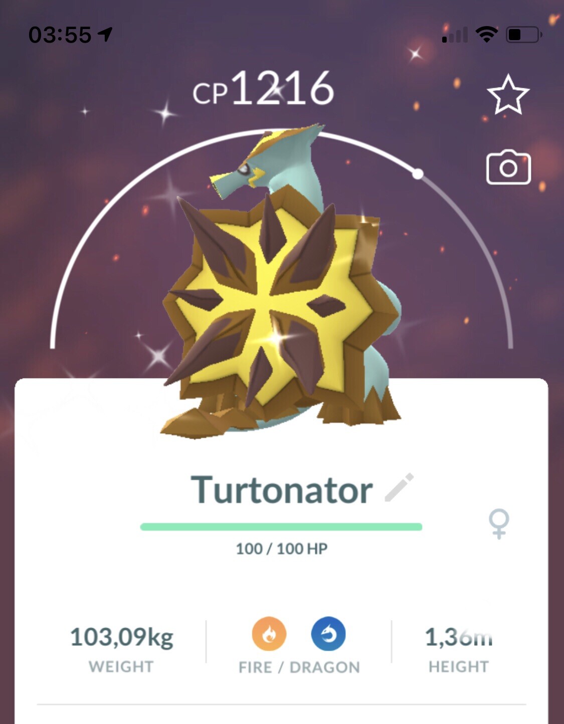 PoKéMon Go Shiny Turtonator – trade Registered or PTC (80kstradust ) -Available
