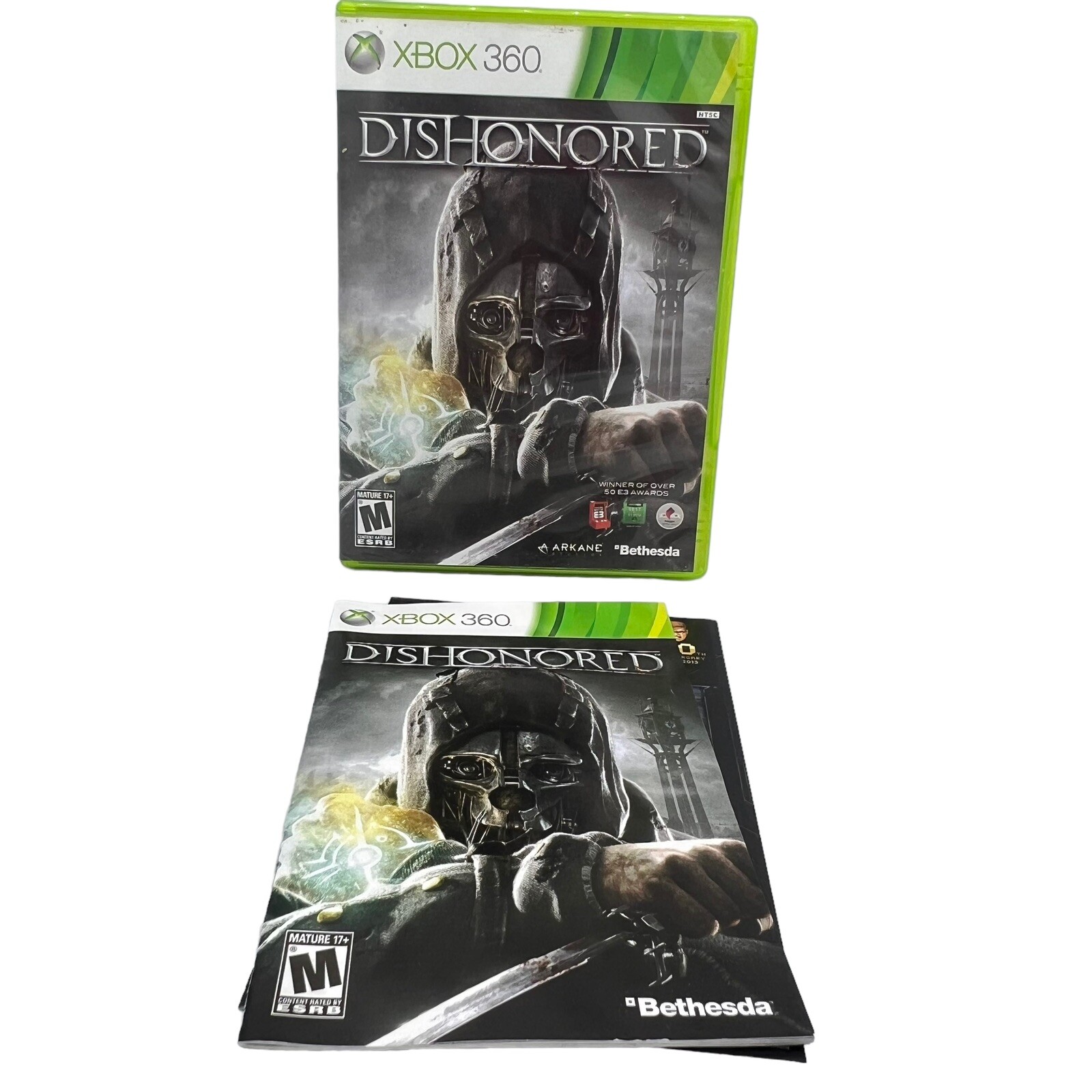 2012 Dishonored Microsoft Xbox 360 Complete in Case Untested