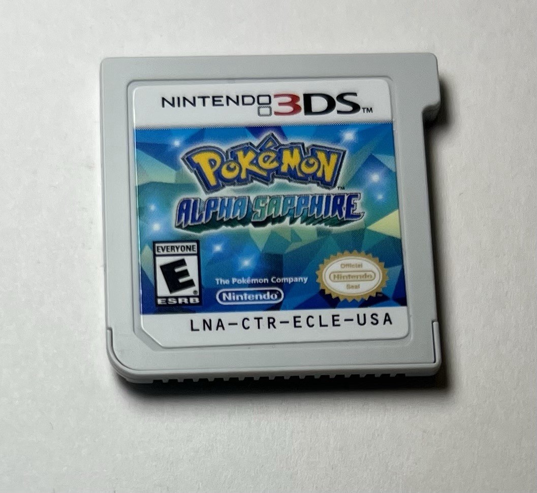 Pokemon Omega Ruby Alpha Sapphire Sun Moon 3DS Game Lot 4 Authentic••