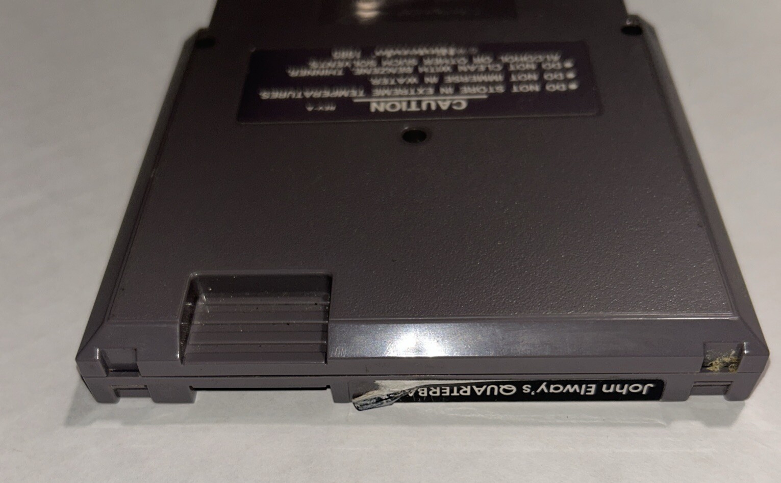 John Elway’s Quarterback (Nintendo NES) Tested W/ Dust Cover