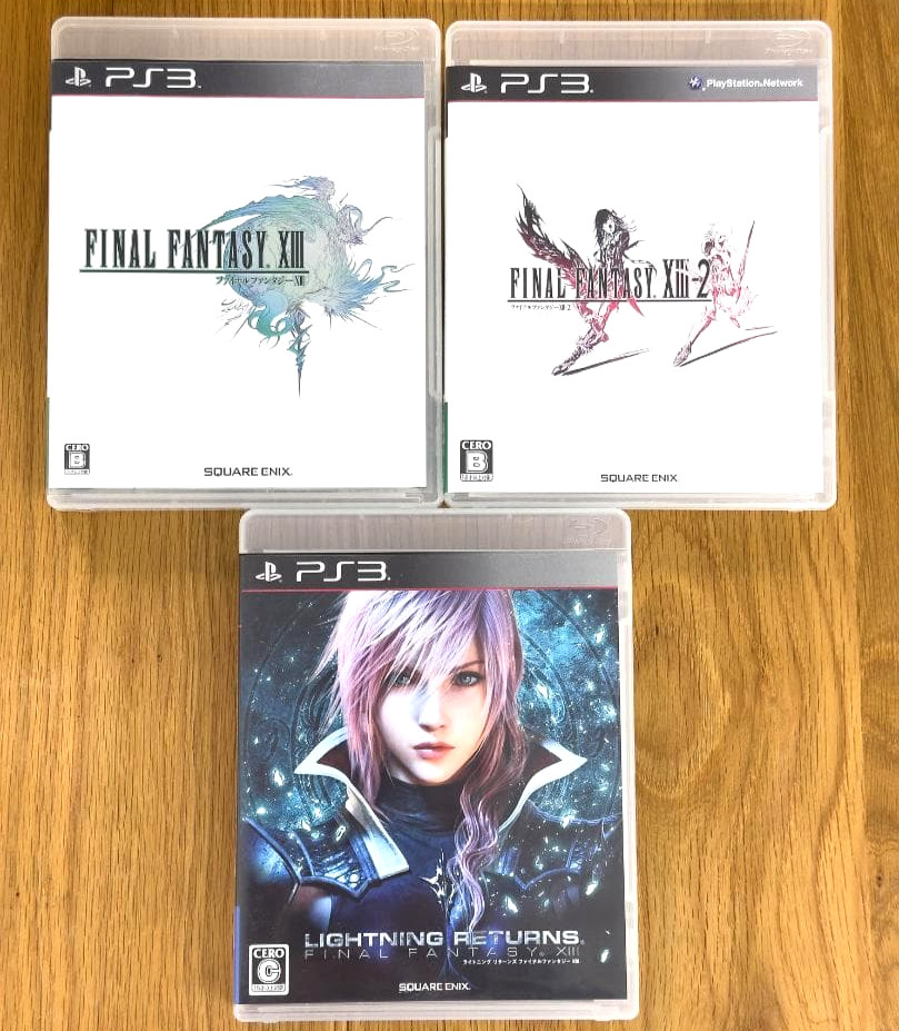 Final Fantasy XIII Trilogy Set 13 13-2 Lightning Returns PS3 Japan Import NTSC-J