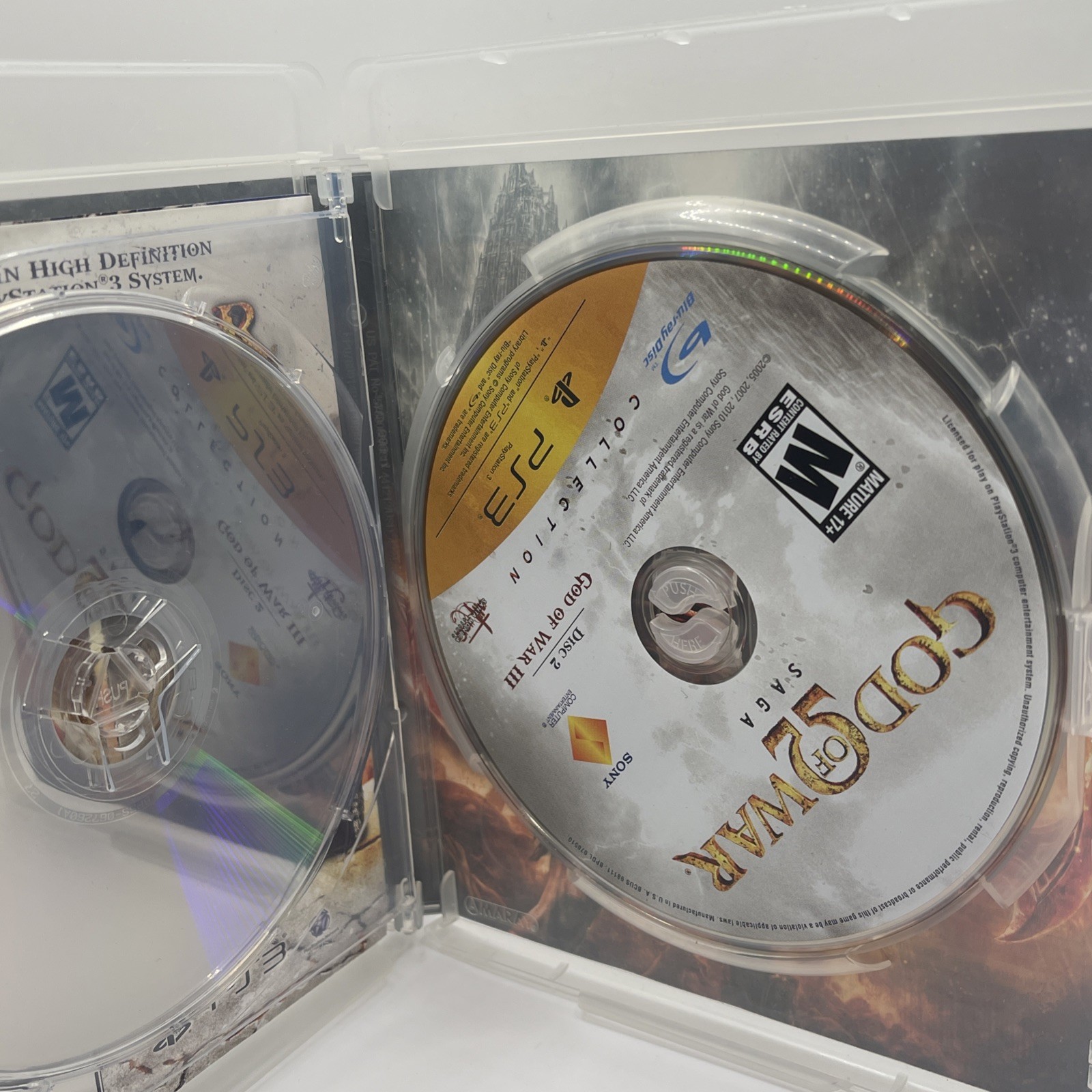 God of War Saga Dual Pack (Sony PlayStation 3 PS3, 2012)
