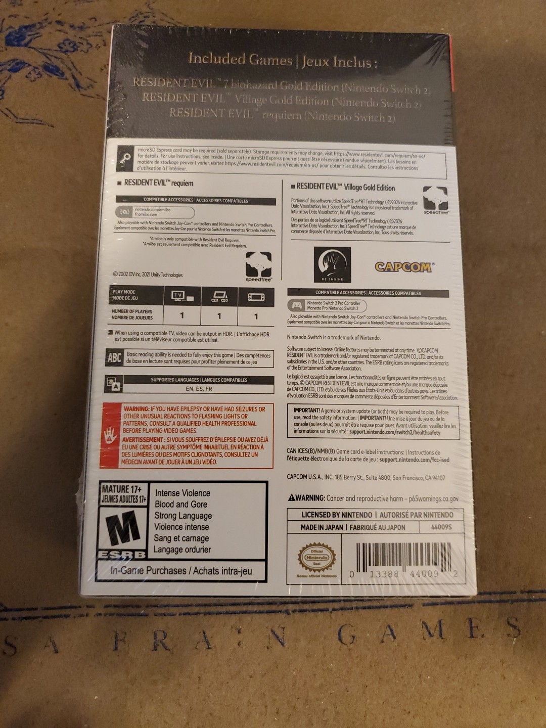 Resident Evil Generation Pack 30th Anniversary (Switch 2)