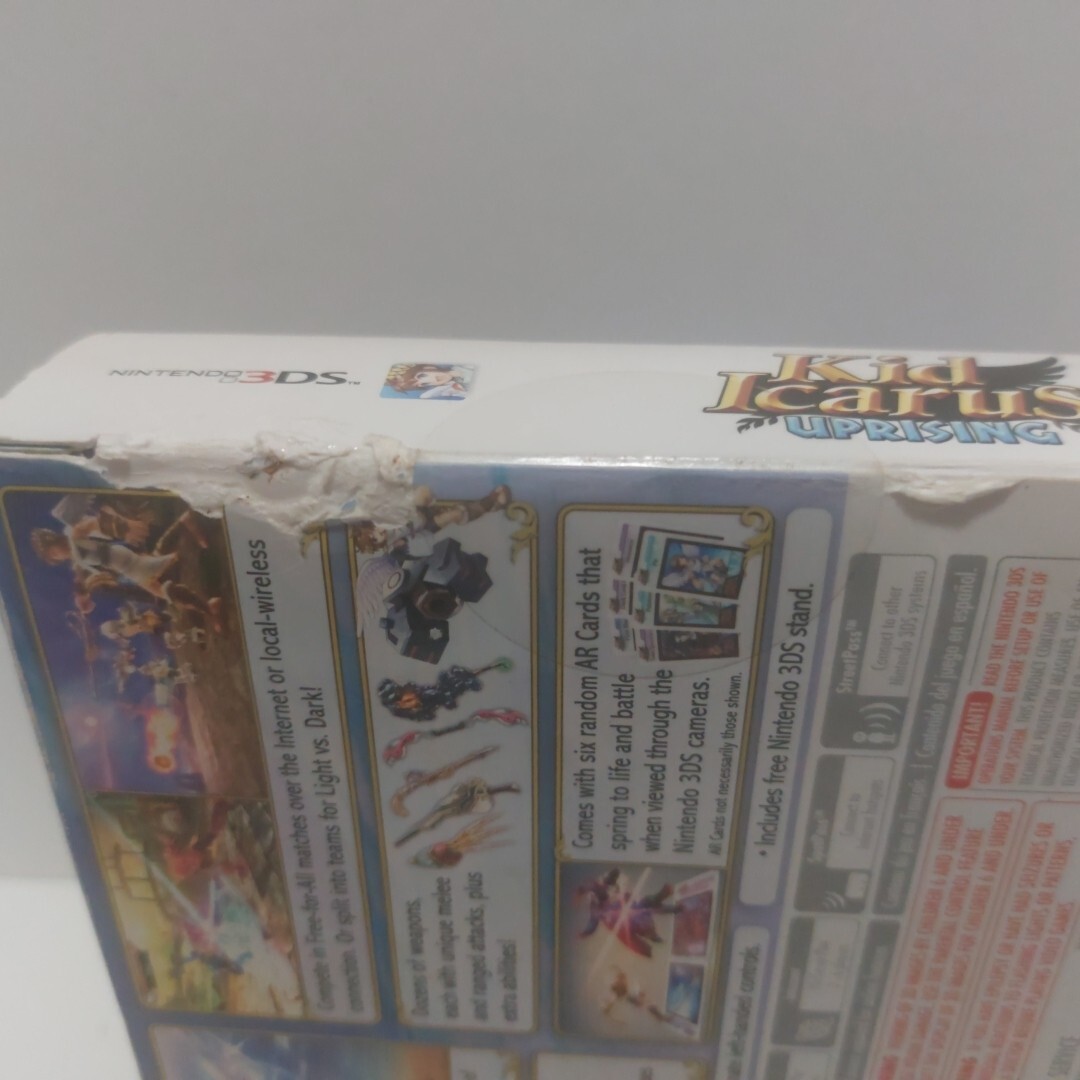 Kid Icarus: Uprising (3DS, 2012) w/ Manual, Inserts, AR Cards And Stand