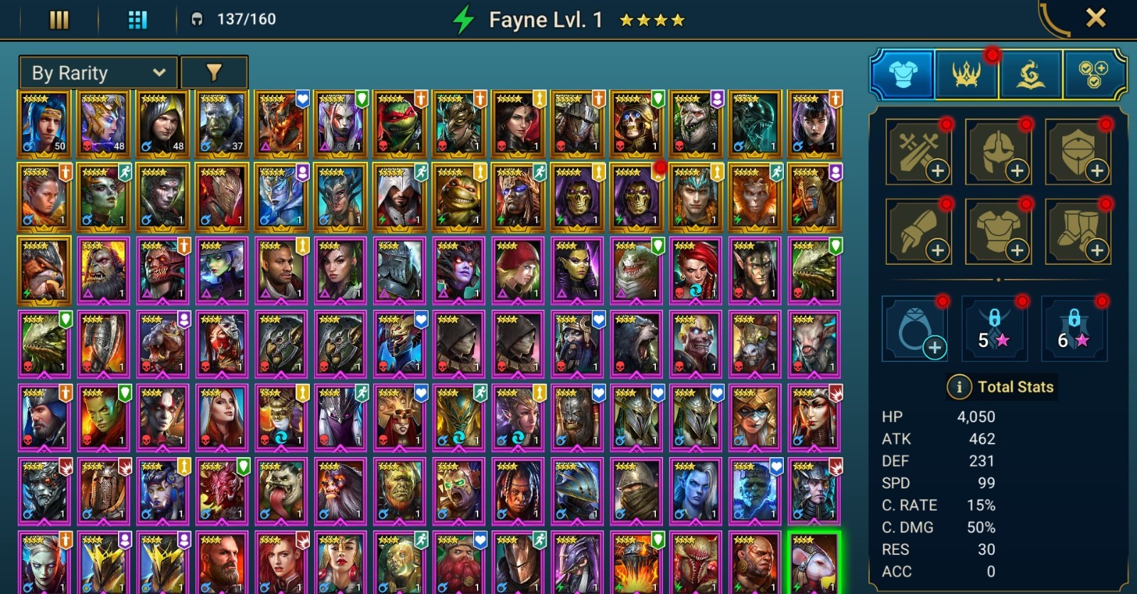 Raid Shadow Legends | Starter acc with Tekteon : 96k energy / 29 Legendary hero