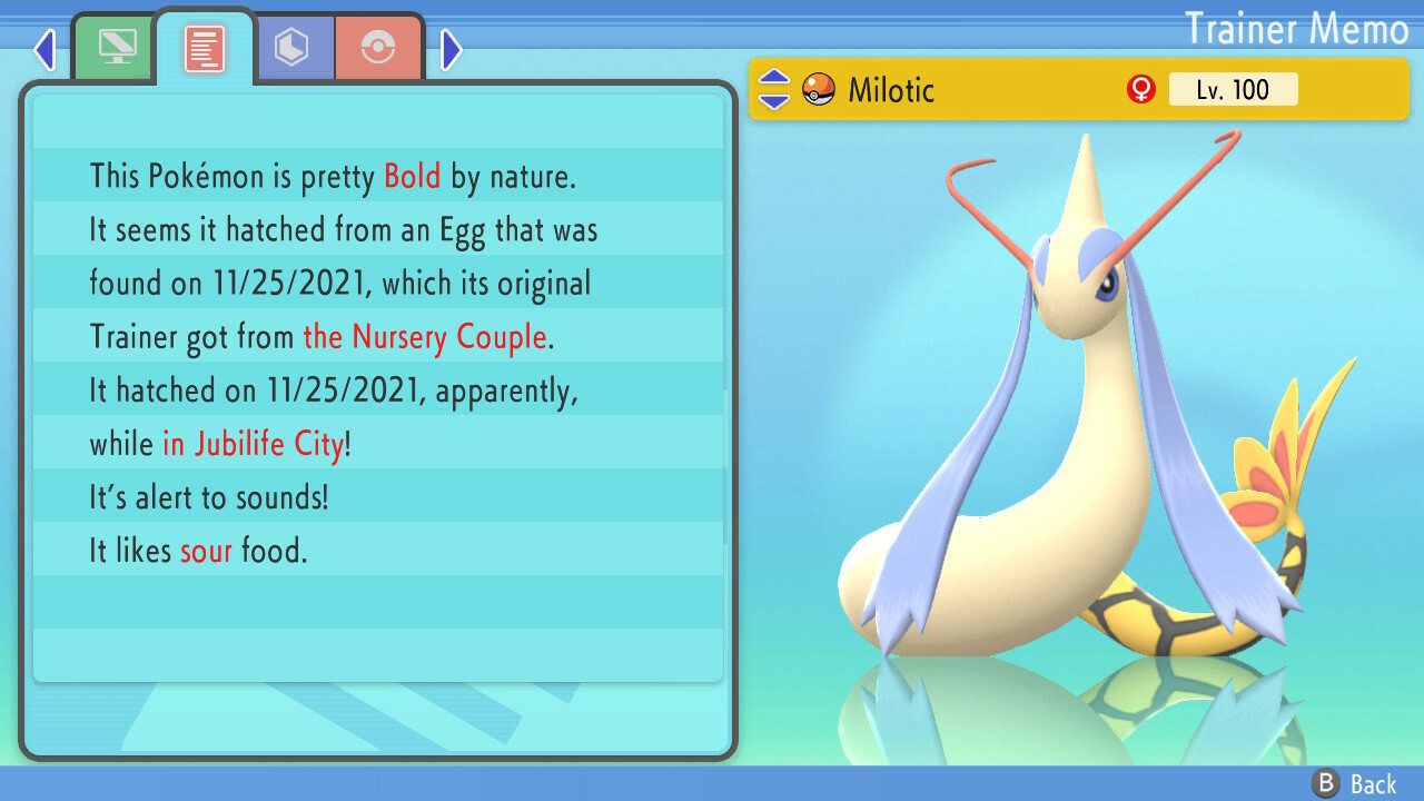 Ultra Shiny 6IV Milotic Pokemon Brilliant Diamond Shining Pearl Fast Trade