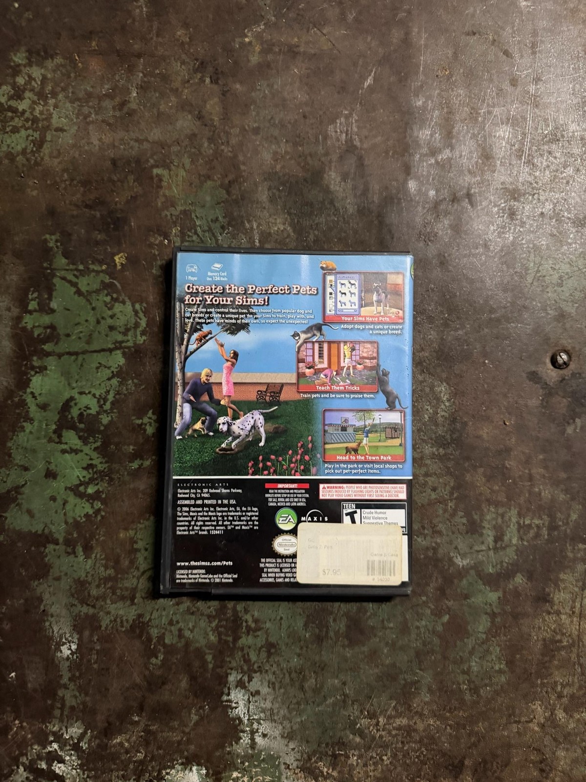 The Sims 2: Pets Nintendo GameCube Electronic Arts T Teen NTSC-U/C Expansion