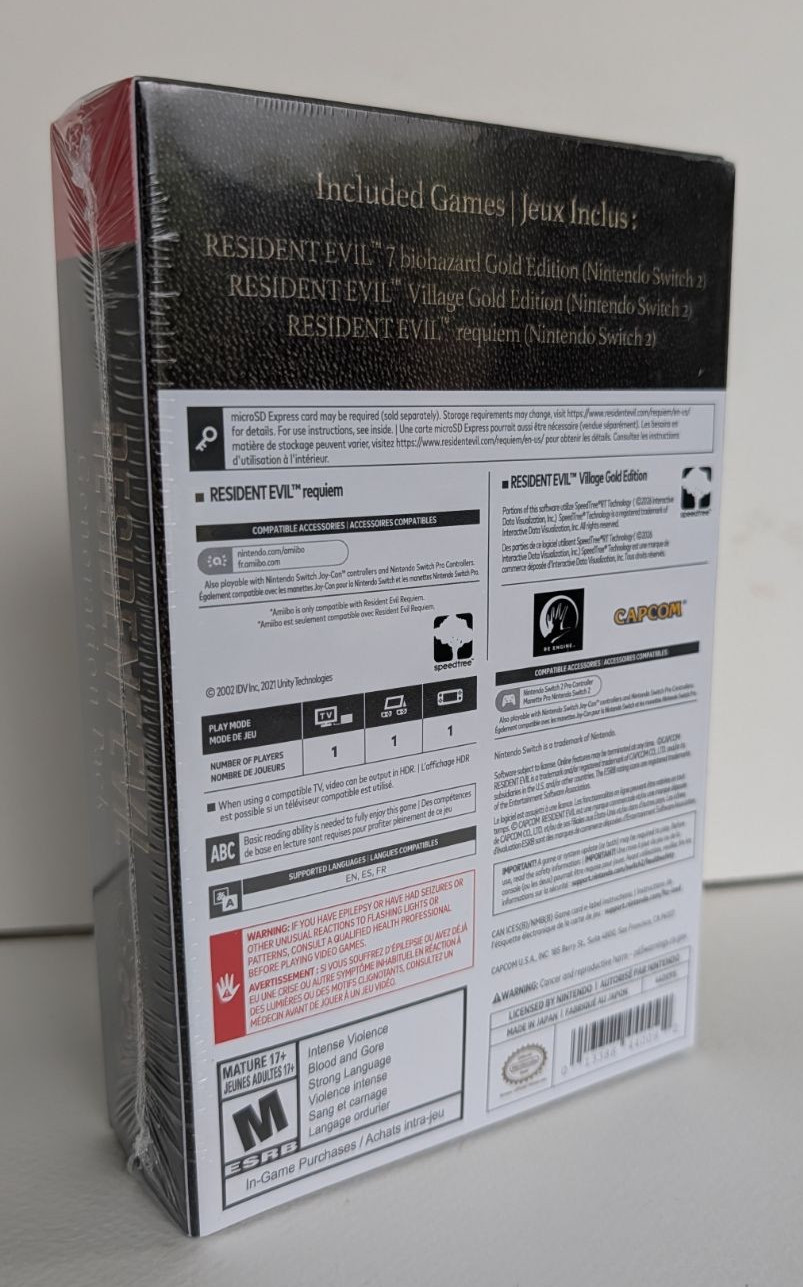 Resident Evil Generation Pack Nintendo Switch 2 – Game Key Card – Fast Shipping