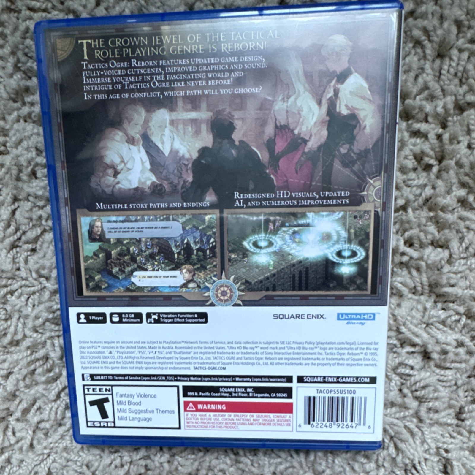 Tactics Ogre: Reborn – Sony PlayStation 5, Square Enix, Role Playing, T-Teen
