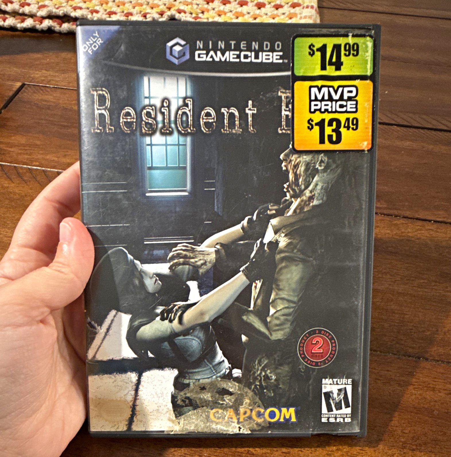 Capcom Resident Evil (Nintendo GameCube) CIB w/ Manual, 2 Discs CIB Manual