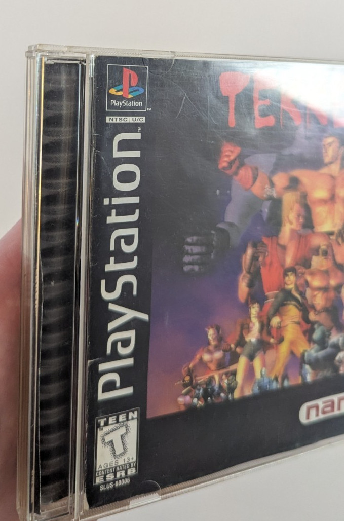 Tekken PlayStation 1 PS1 Black Label Jewel Case Variant Complete READ