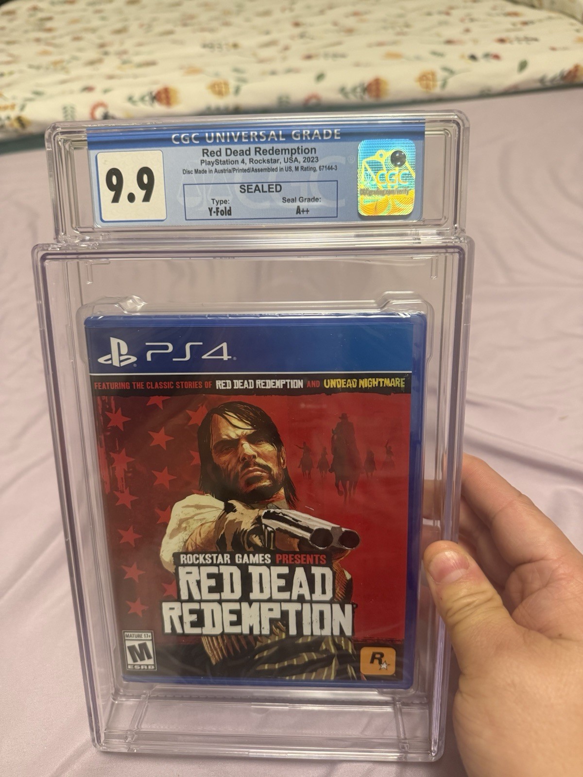 Rockstar Red Dead Redemption Sony PlayStation 4 Sealed CGC 9.9 A++ Y-Fold