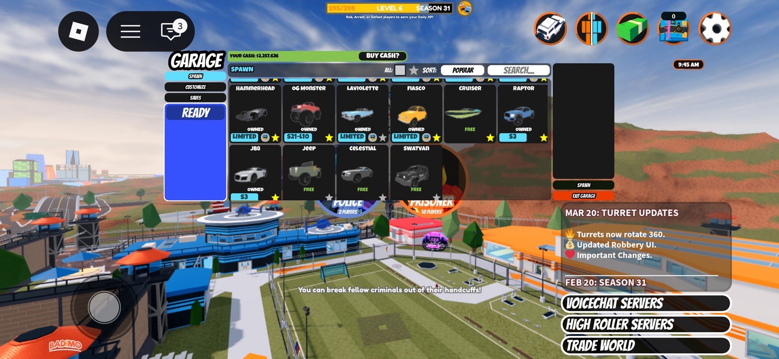 Badimo Jailbreak PC Multiplayer Action & Adventure Online Playability Video Game