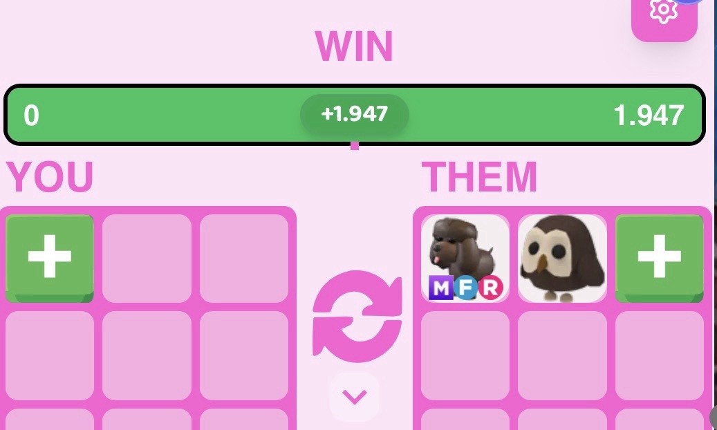 Roblox Adopt Me In-Game Trade Screen Screenshot, Phone, 2019 Region Free