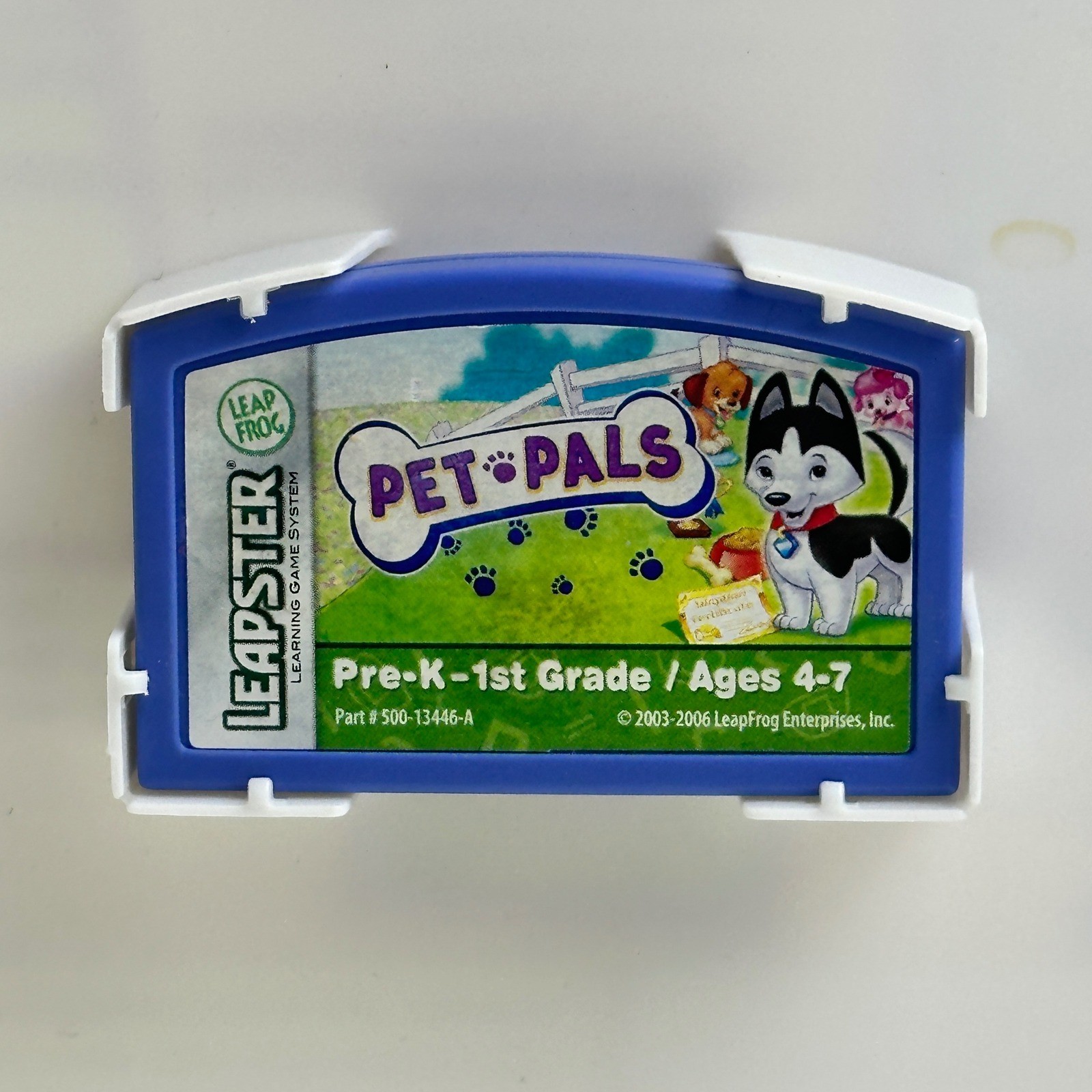 LeapFrog Leapster Pet Pals Learning Game Pre-K-1st Grade Ages 4-7 Case & Manual