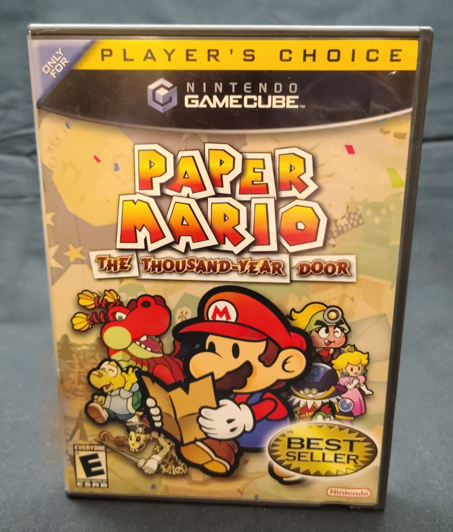 Paper Mario Thousand-Year Door (GameCube) Player’s Choice No Manual