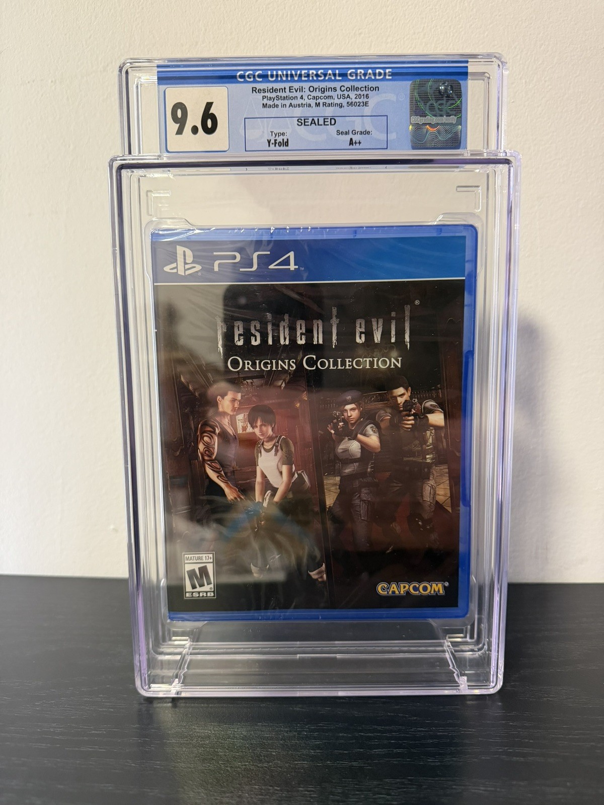 Resident Evil: Origins Collection PS4 New Sealed Graded CGC 9.6 A++ Perfect