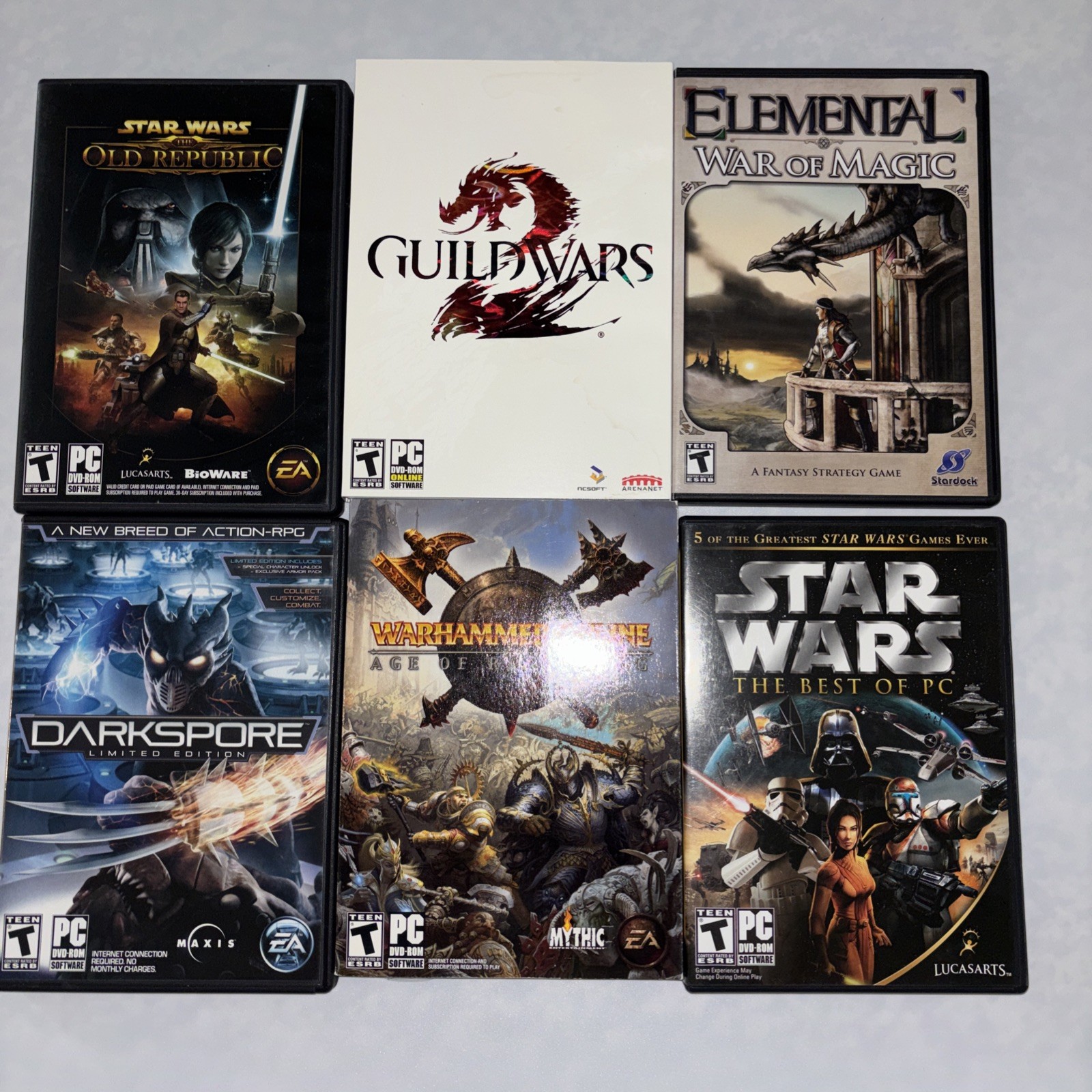 Lot of 6 PC DVD-ROM Games – Teen