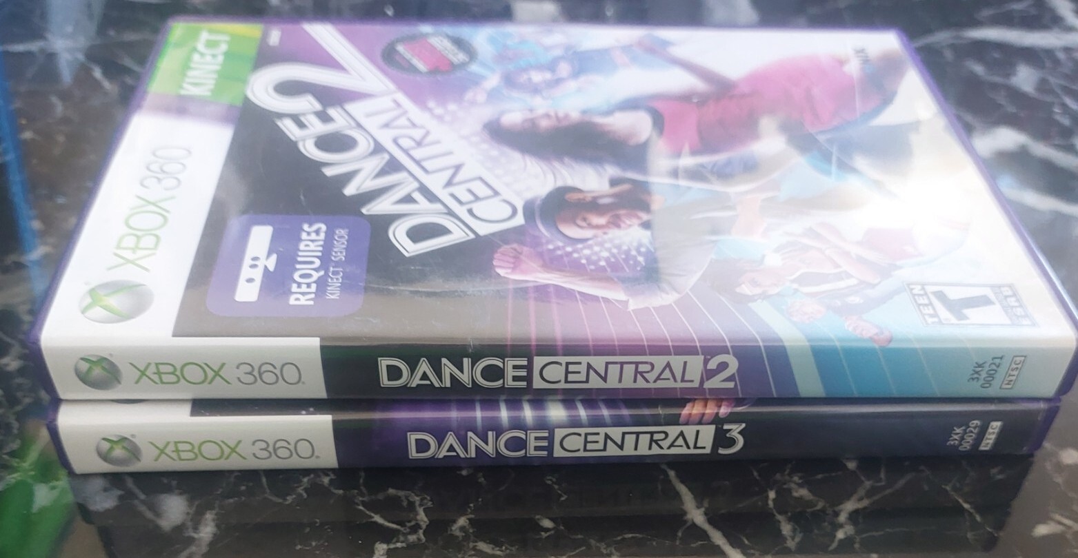 Dance Central 2 & 3 Lot Games (Microsoft Xbox 360, 2012) Kinect Music Dancing