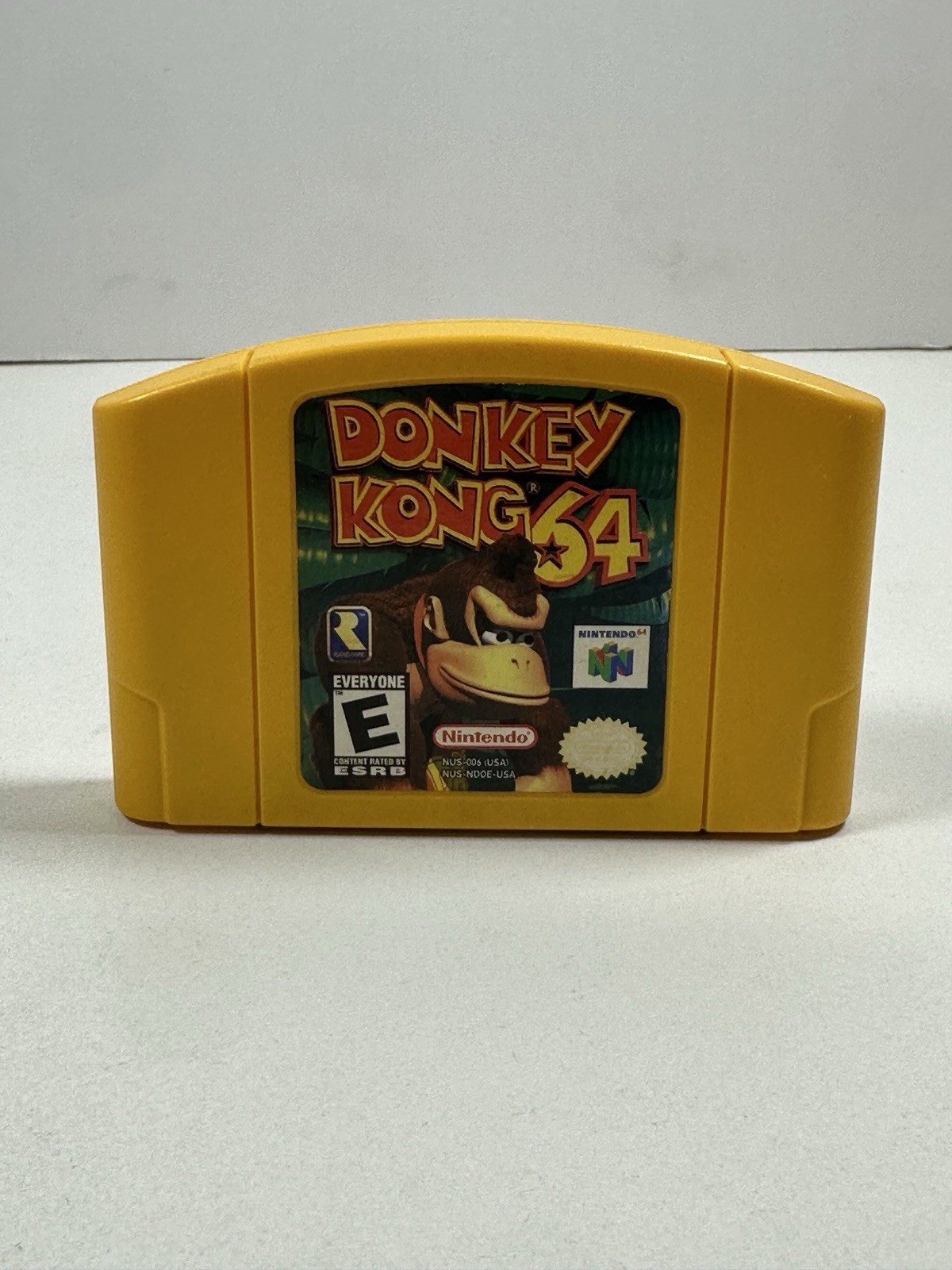 Donkey Kong 64 Nintendo 64 N64 Yellow Cartridge Only Authentic Tested Working