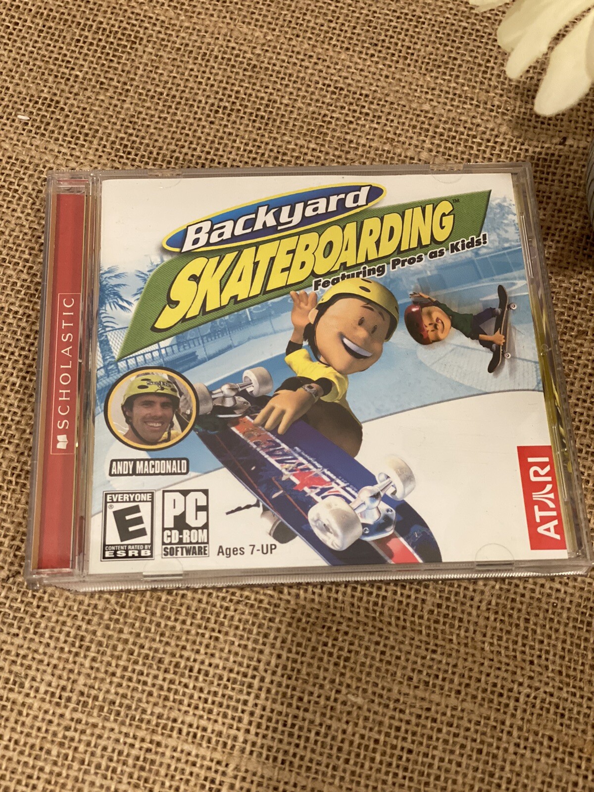 Atari Backyard Skatebording Game W/Andy Macdonald Ages 7-up