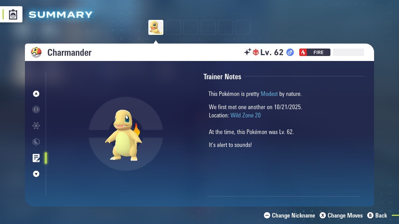 🌟6 IVs Shiny Alpha Charmander | Pokémon Legends: Z-A🌟