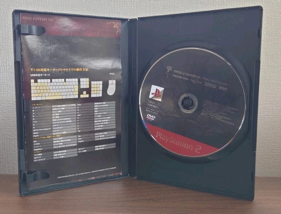 Dirge Of Cerberus Final Fantasy 7 PS2 Square Enix Sony Playstation 2 NTSC-J