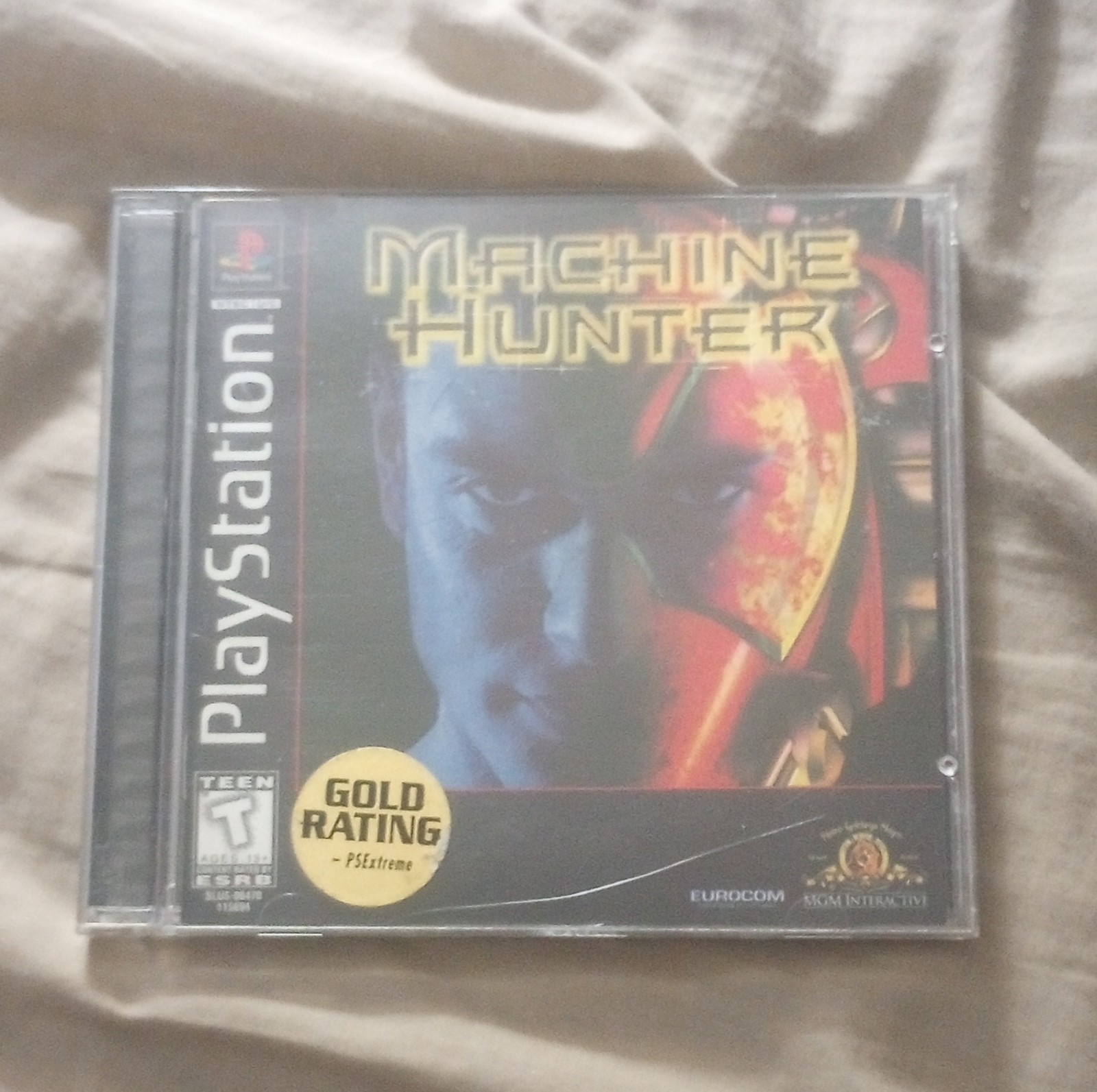 MGM Interactive Machine Hunter PlayStation 1 Shooter Manual NTSC-U/C