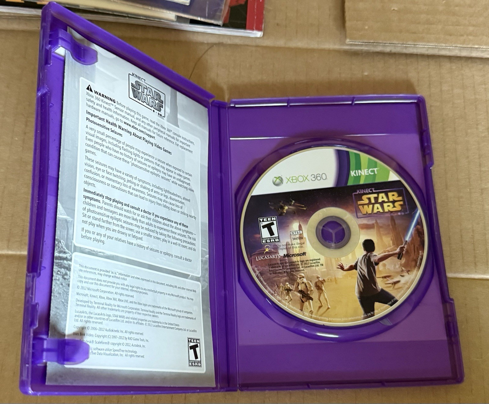 Kinect Star Wars (Microsoft Xbox 360, 2012) – Tested