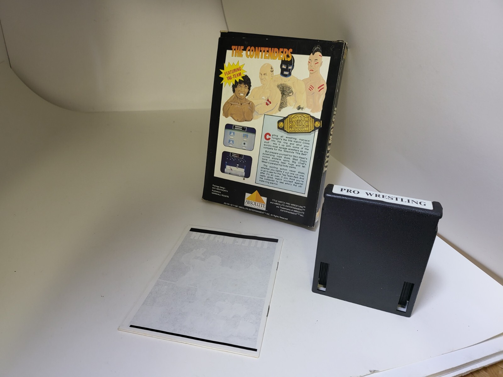 TITLE MATCH PRO WRESTLING FOR PAL ATARI 2600 & ATARI 2600+ & RETRON 77 CIB