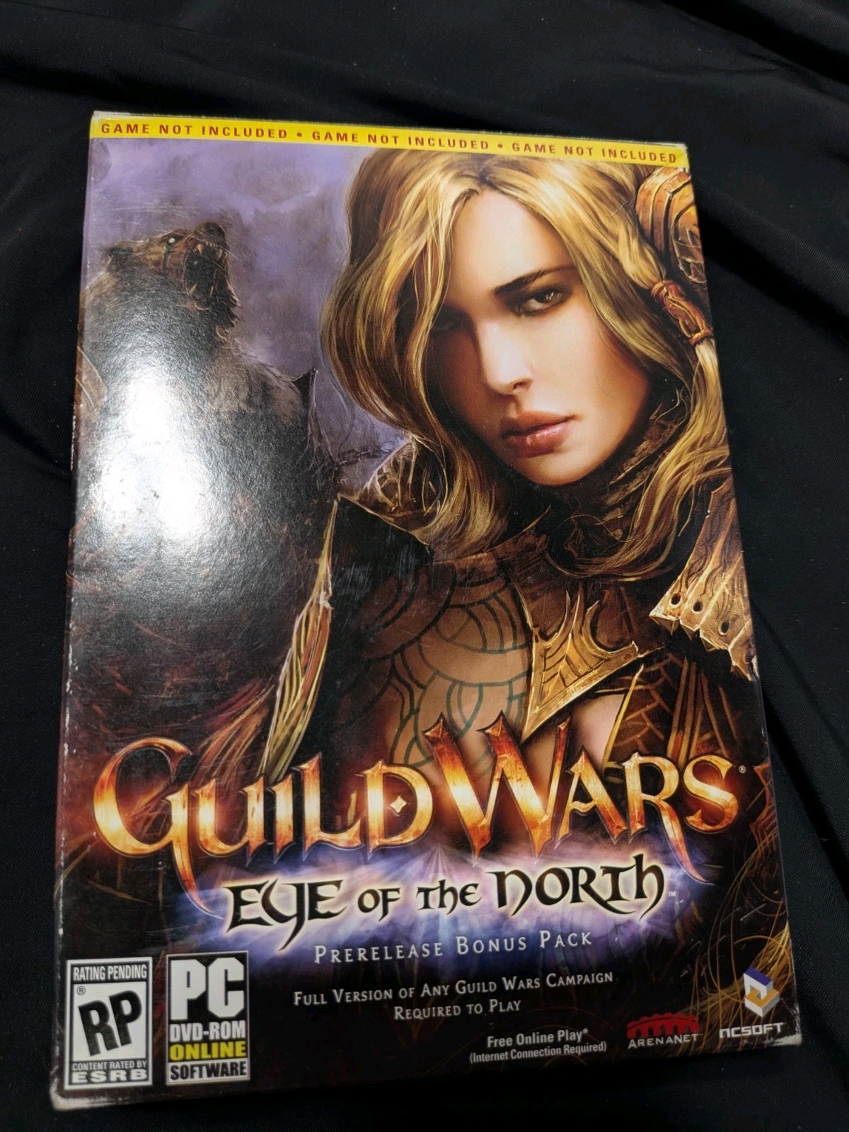 Guild Wars Eye of the North Prerelease Bonus Pack PC 2007 Big Box & Inserts
