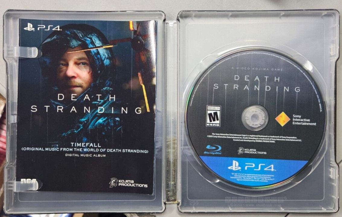 Death Stranding PS4 Steelbook Special Edition (Sony PlayStation 4, 2019) PS4