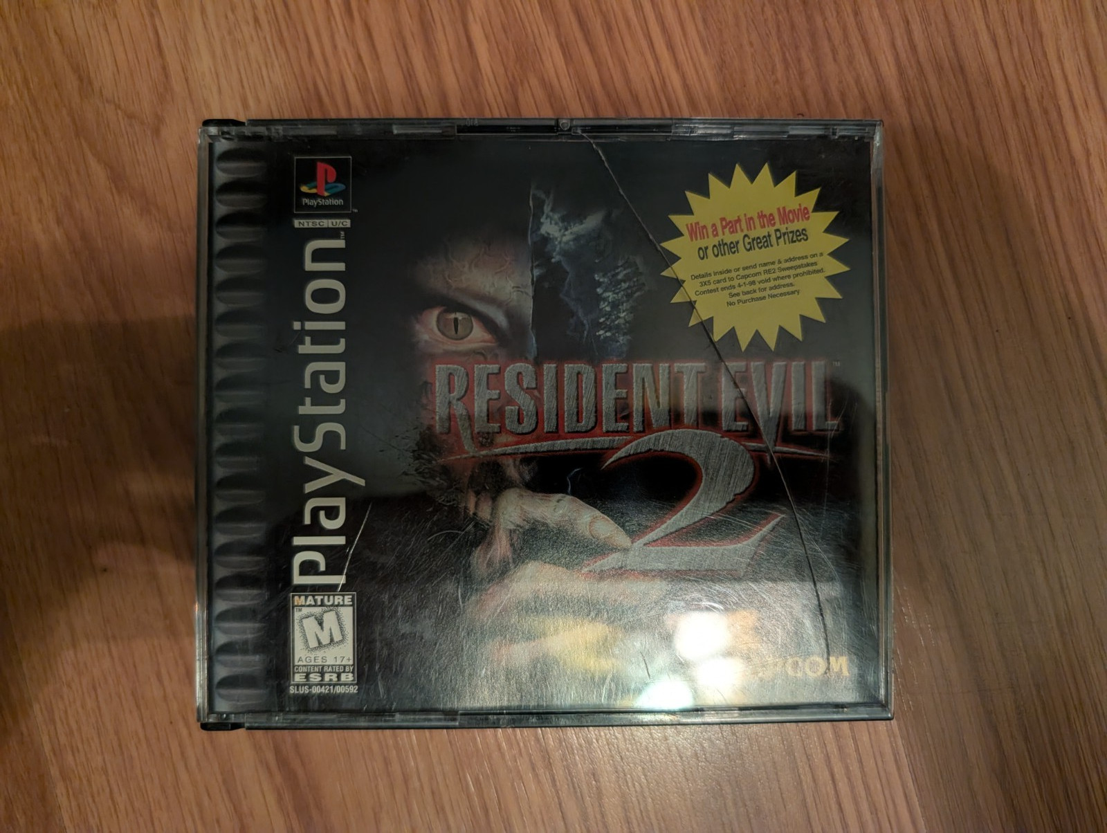 Resident Evil 2 PS1 PlayStation Black Label 2-Disc w/ Manual & Case