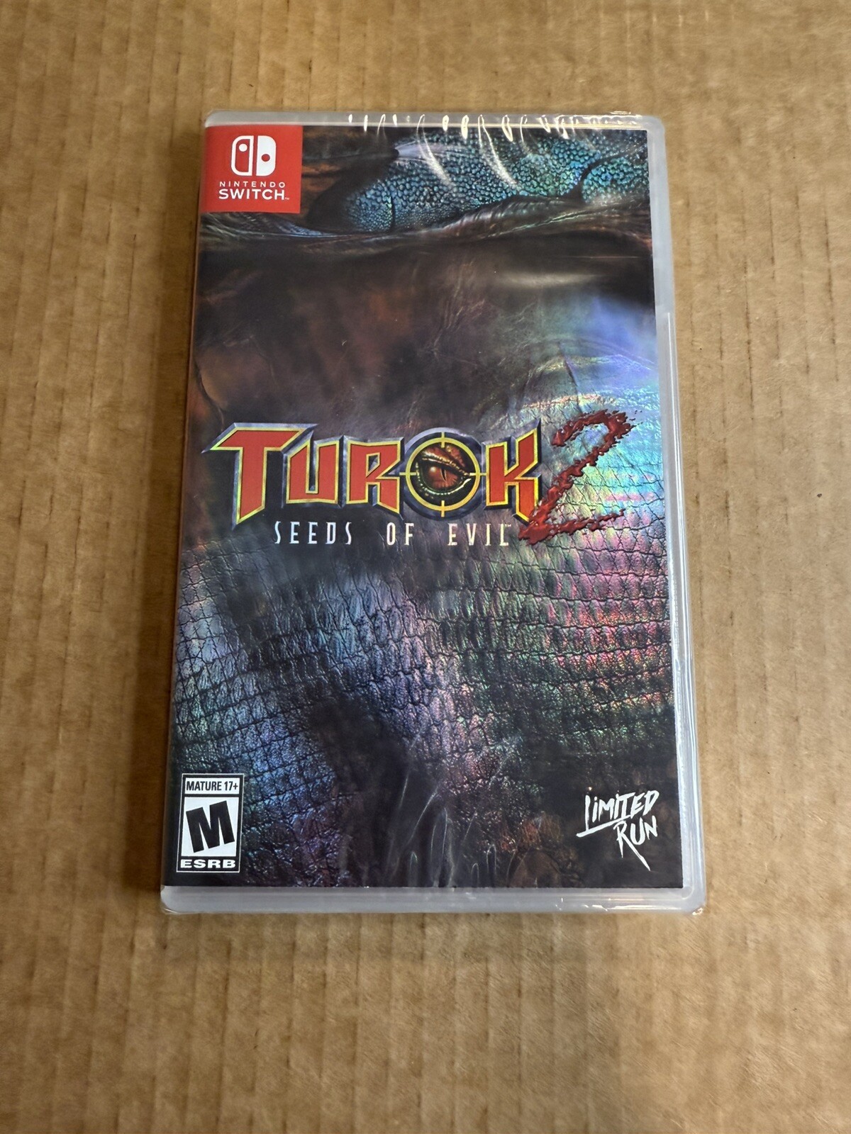 Turok 2 Seeds of Evil #44 Nintendo Switch Limited Run Games Foil Exclusive NEW