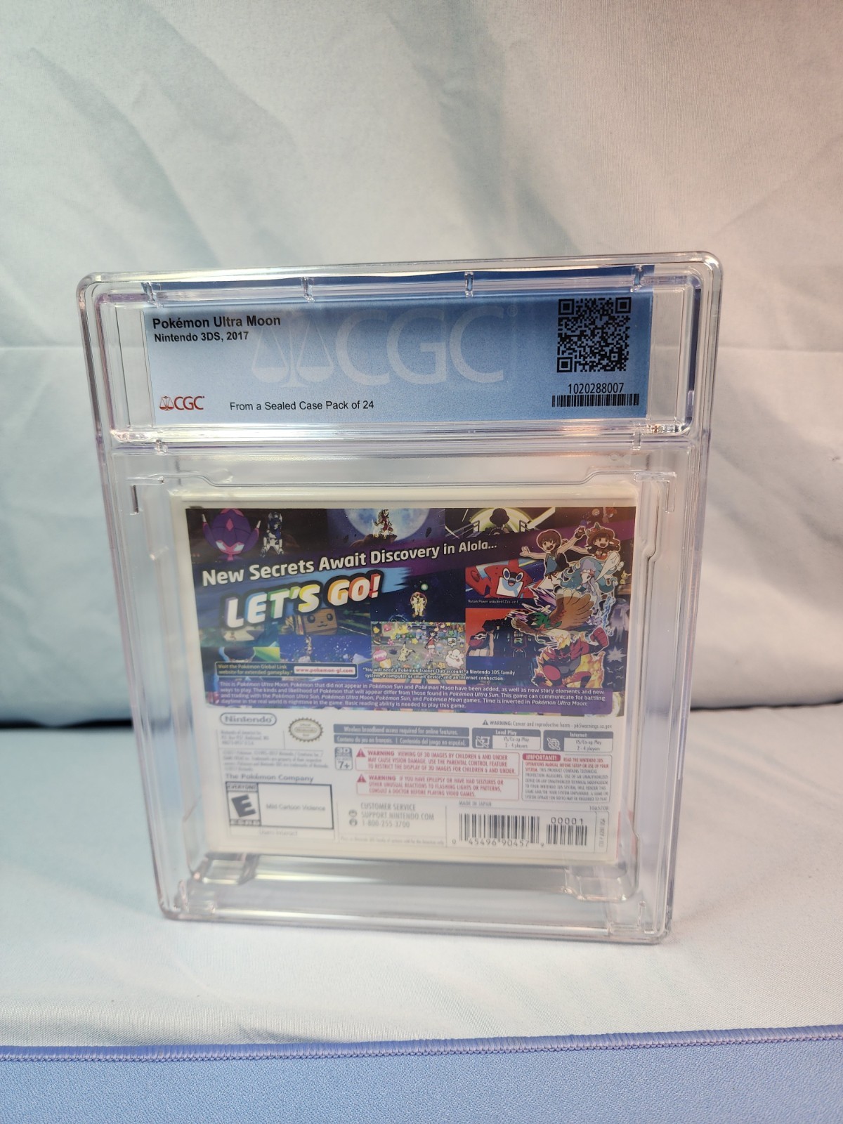 Pokemon Ultra Moon – Nintendo 3DS – CGC Graded 9.9 /A++ Rare